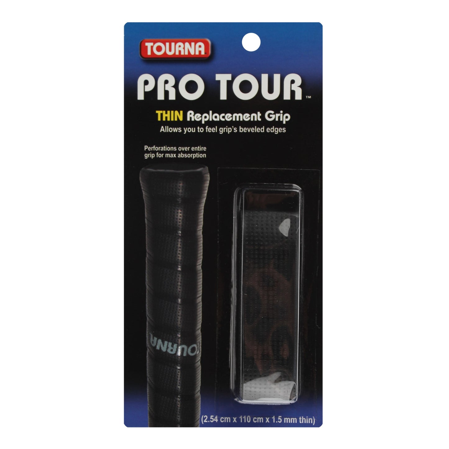 Tourna Pro Tour Grip Pack De 1-Negro Tourna Pro Tour Grip Pack De 1-Negro
