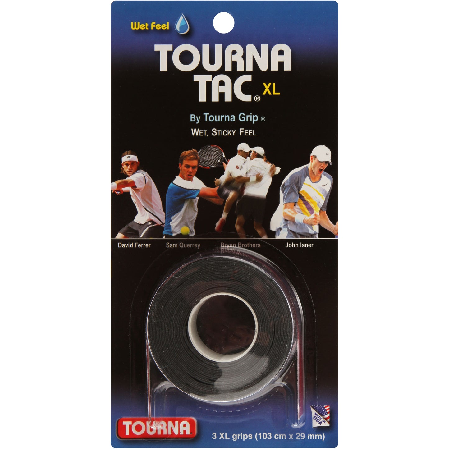 Tourna Tac Pack De 3-Negro Tourna Tac Pack De 3-Negro