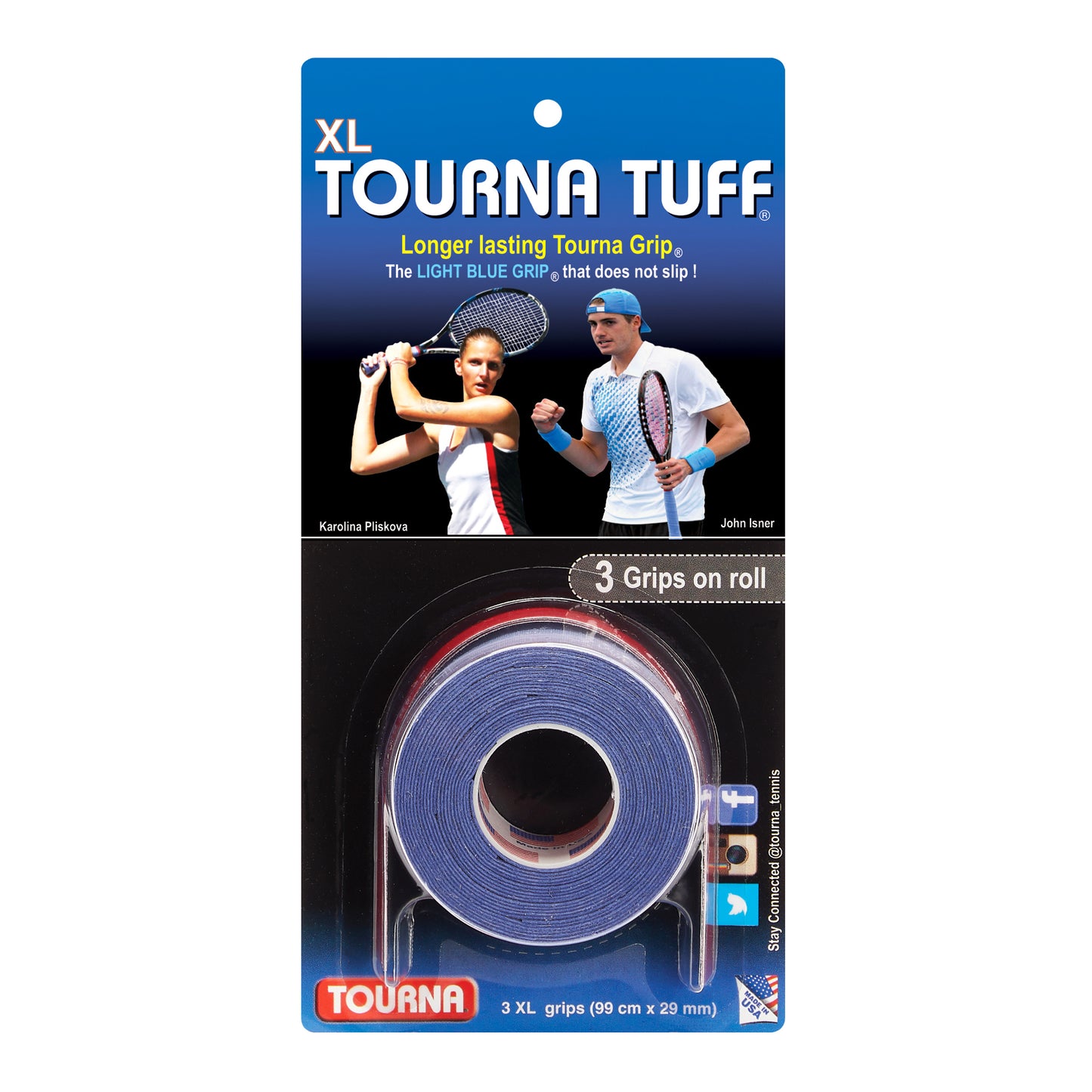 Tourna Tuff Pack De 3-Azul Tourna Tuff Pack De 3-Azul