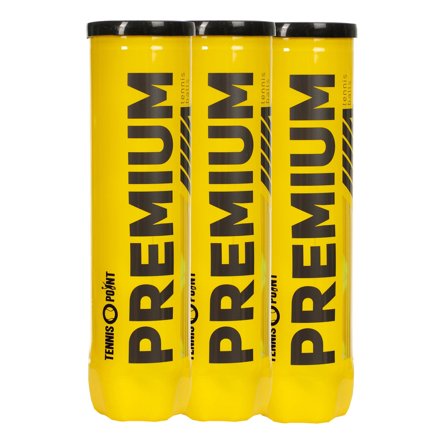 Tennis-Point Bote de 4 pelotas 3x Premium Tennis-Point Bote de 4 pelotas 3x Premium