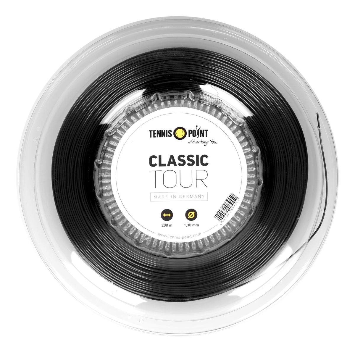 Tennis-Point Classic Tour Bobinas de cordaje 200m - negro Tennis-Point Classic Tour Bobinas de cordaje 200m - negro