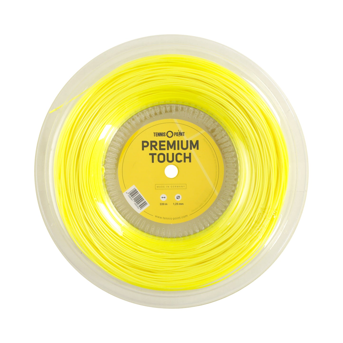 Tennis-Point Premium Touch Bobinas De Cordaje 220m-Amarillo Neón Tennis-Point Premium Touch Bobinas De Cordaje 220m-Amarillo Neón