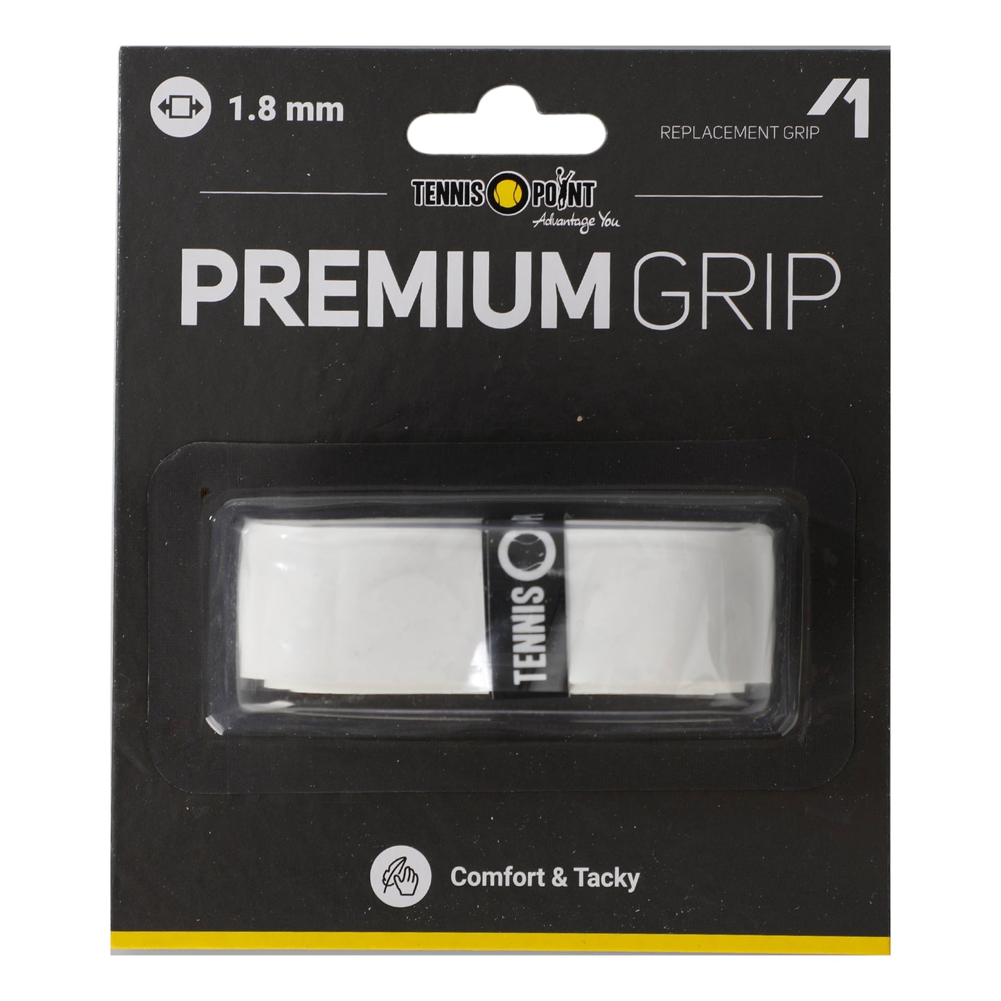 Tennis-Point Premium Grip Pack De 1-Blanco Tennis-Point Premium Grip Pack De 1-Blanco