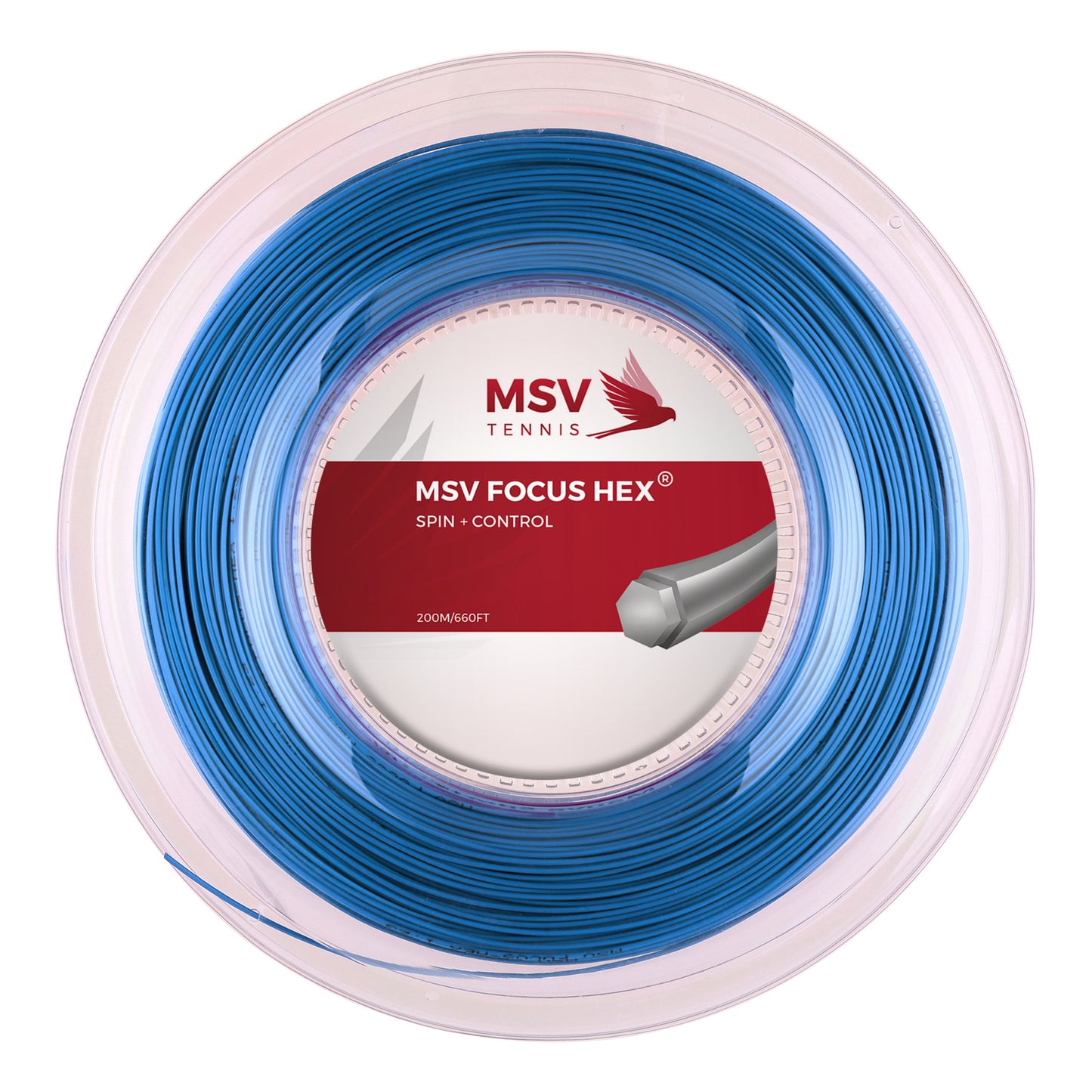 MSV Focus-HEX Bobinas De Cordaje 200m-Azul MSV Focus-HEX Bobinas De Cordaje 200m-Azul