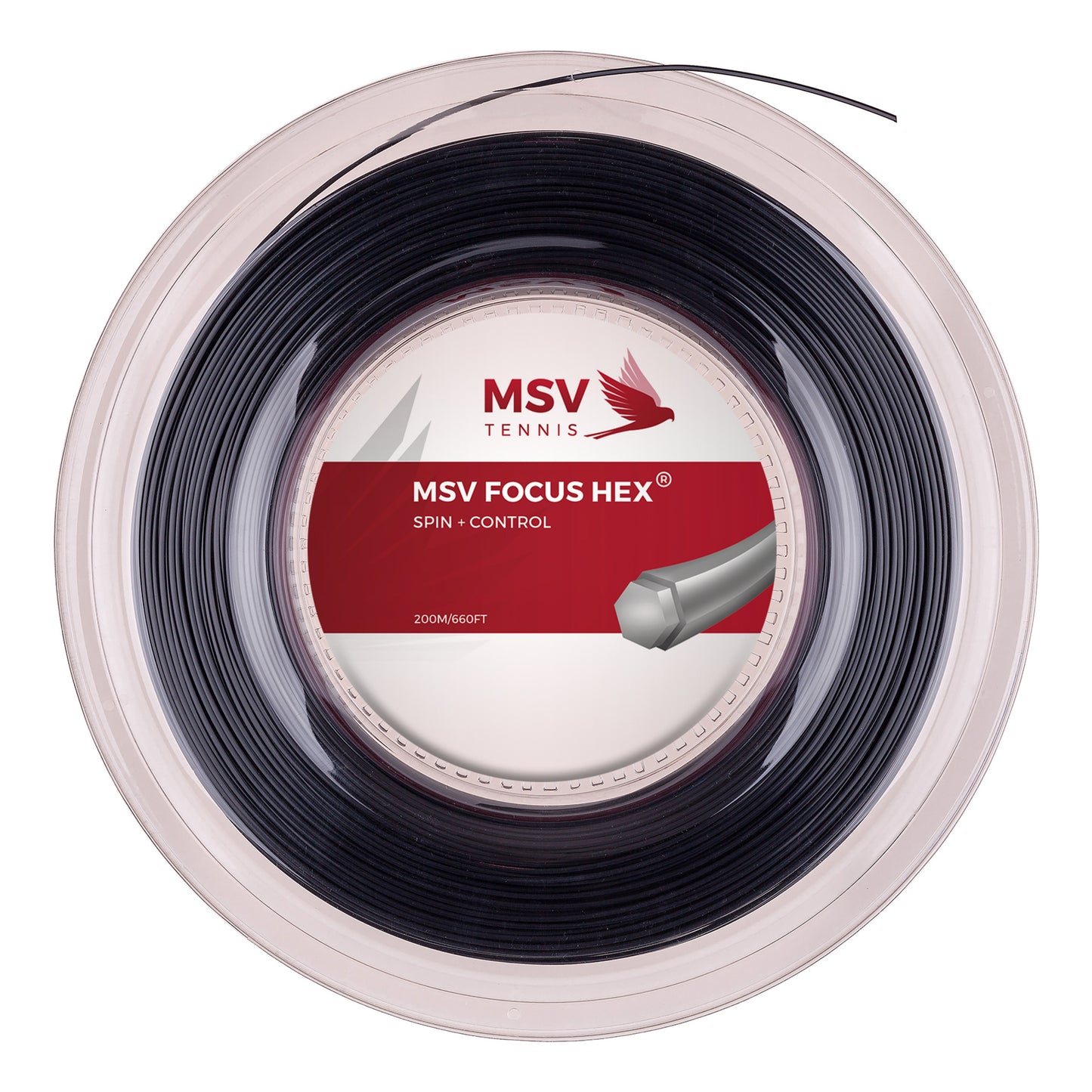 MSV Focus-HEX Bobinas De Cordaje 200m-Negro MSV Focus-HEX Bobinas De Cordaje 200m-Negro