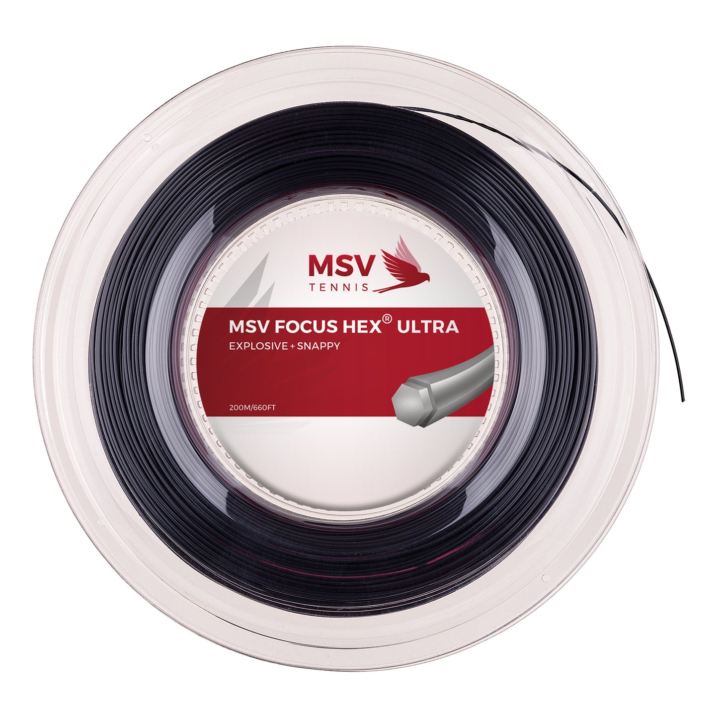 MSV Focus-HEX Ultra Bobinas De Cordaje 200m-Negro MSV Focus-HEX Ultra Bobinas De Cordaje 200m-Negro