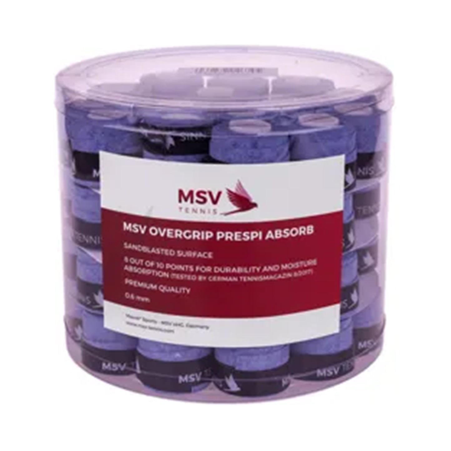 MSV Overgrip Prespi Pack De 60-Azul Claro MSV Overgrip Prespi Pack De 60-Azul Claro