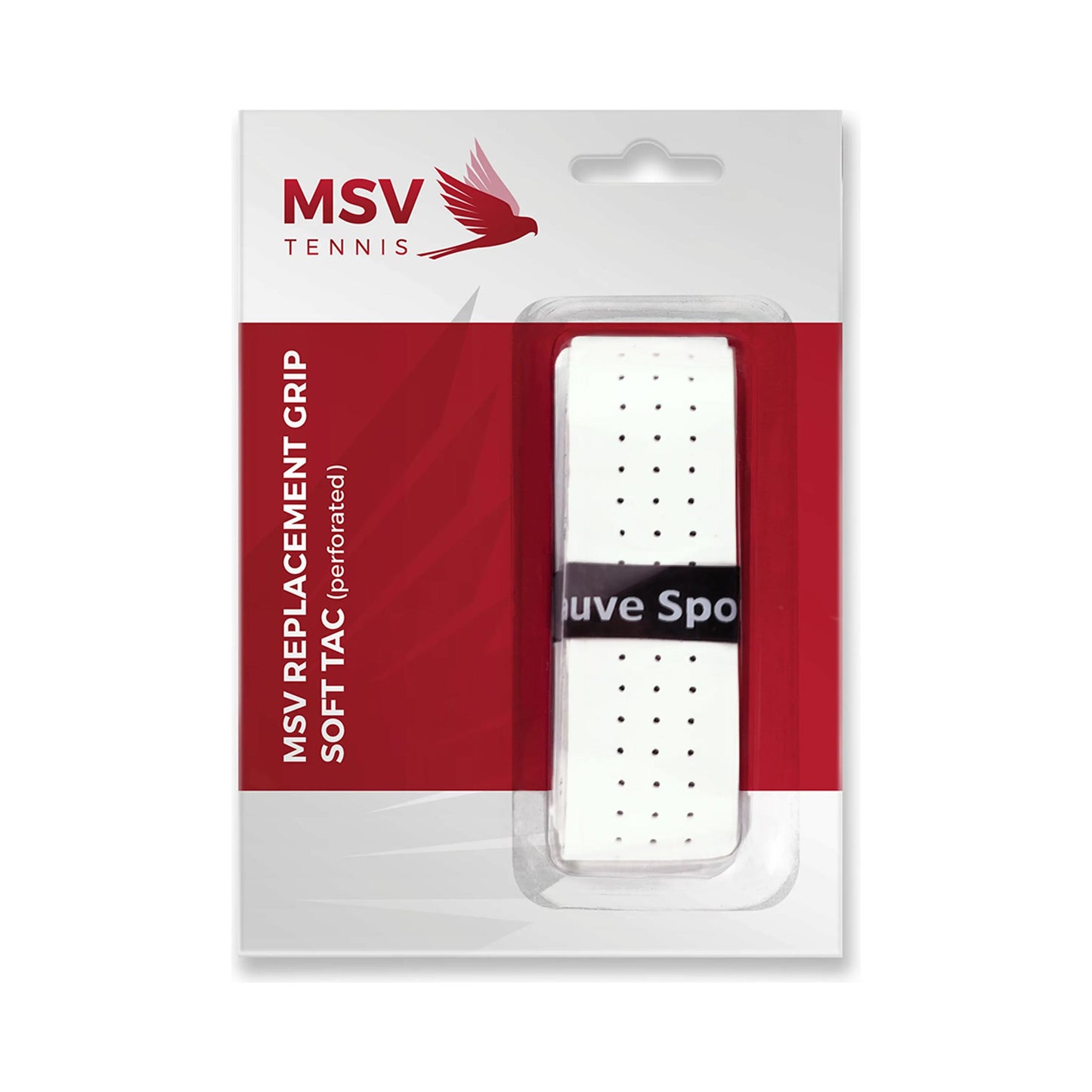 MSV Basic Grip Soft-Tac perforated Pack de 1 - blanco MSV Basic Grip Soft-Tac perforated Pack de 1 - blanco