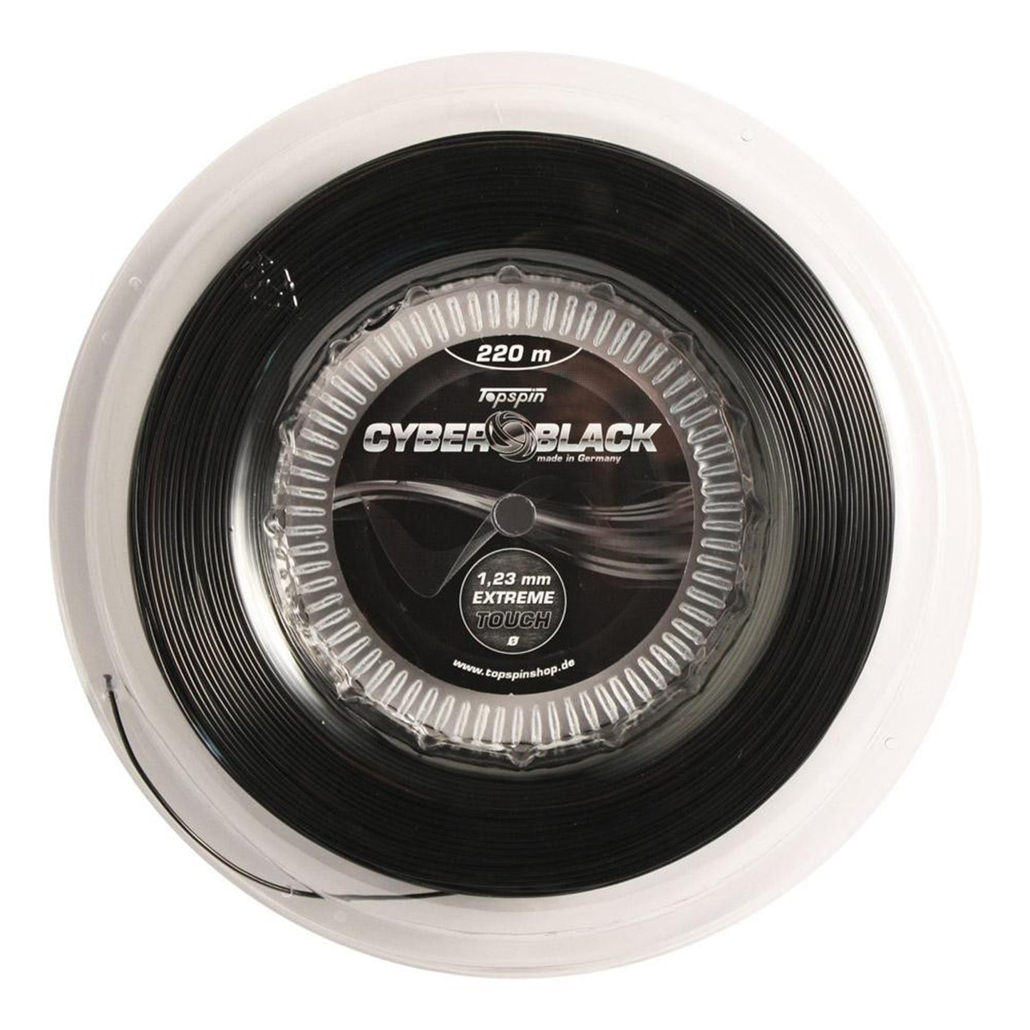 Topspin Cyber Black 220m Bobinas De Cordaje-Negro Topspin Cyber Black 220m Bobinas De Cordaje-Negro