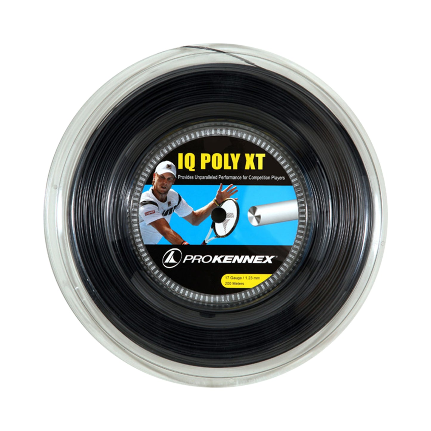 PROKENNEX Iq Poly Xt Bobinas De Cordaje-Negro PROKENNEX Iq Poly Xt Bobinas De Cordaje-Negro