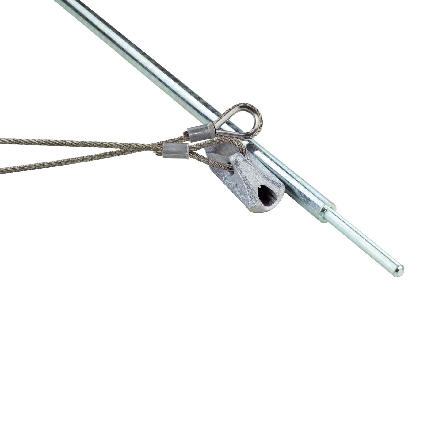 Tegra Anclaje De Cable De Acero Con Herramienta De Ayuda De Hierro-Plateado Tegra Anclaje De Cable De Acero Con Herramienta De Ayuda De Hierro-Plateado