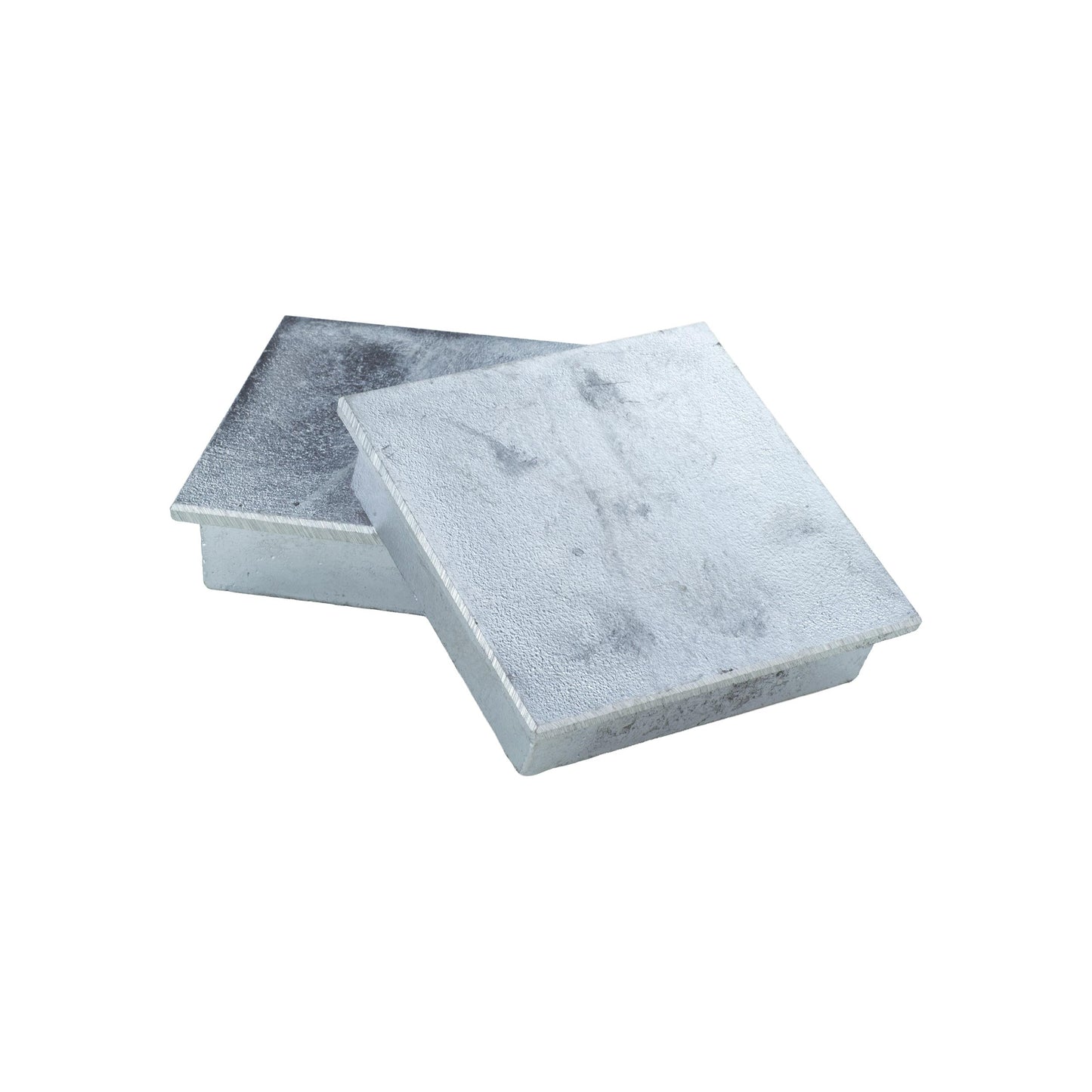 Tegra Tapa Para Casquillos De Fondo En Paquete Doble,De Cuatro Cantos-Plateado Tegra Tapa Para Casquillos De Fondo En Paquete Doble,De Cuatro Cantos-Plateado