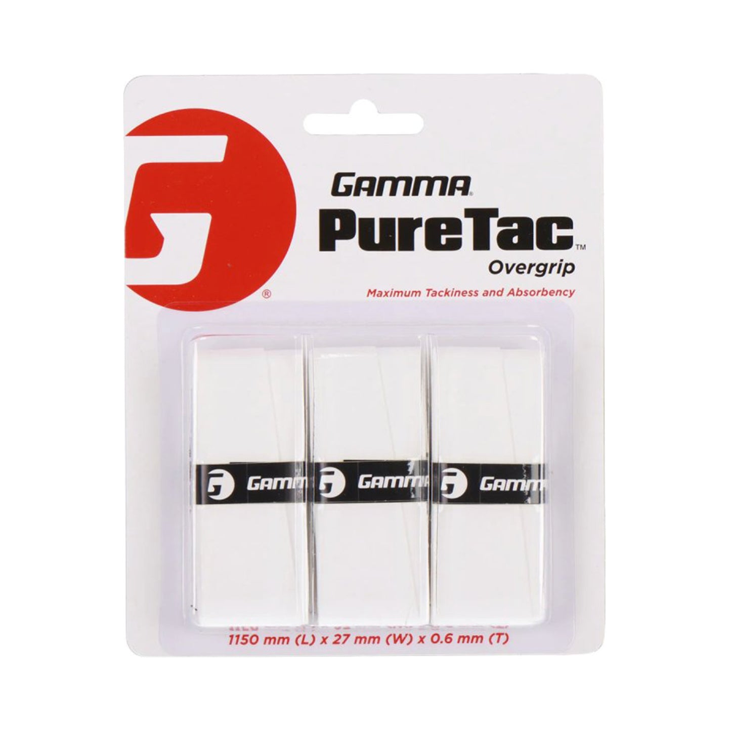 Gamma Pure Tac Pack De 3-Blanco Gamma Pure Tac Pack De 3-Blanco