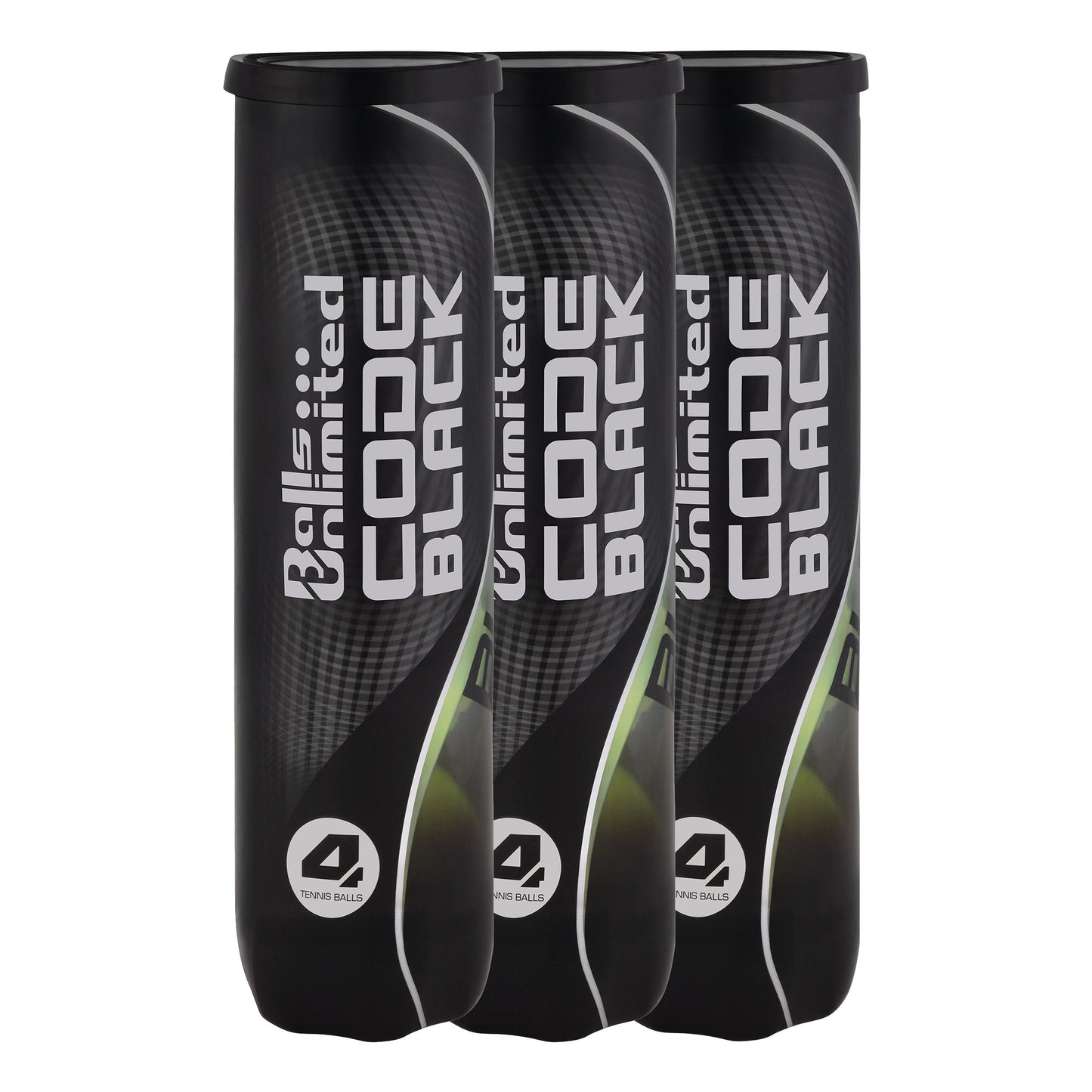 Balls Unlimited Bote de 4 pelotas 3x Code Black Balls Unlimited Bote de 4 pelotas 3x Code Black