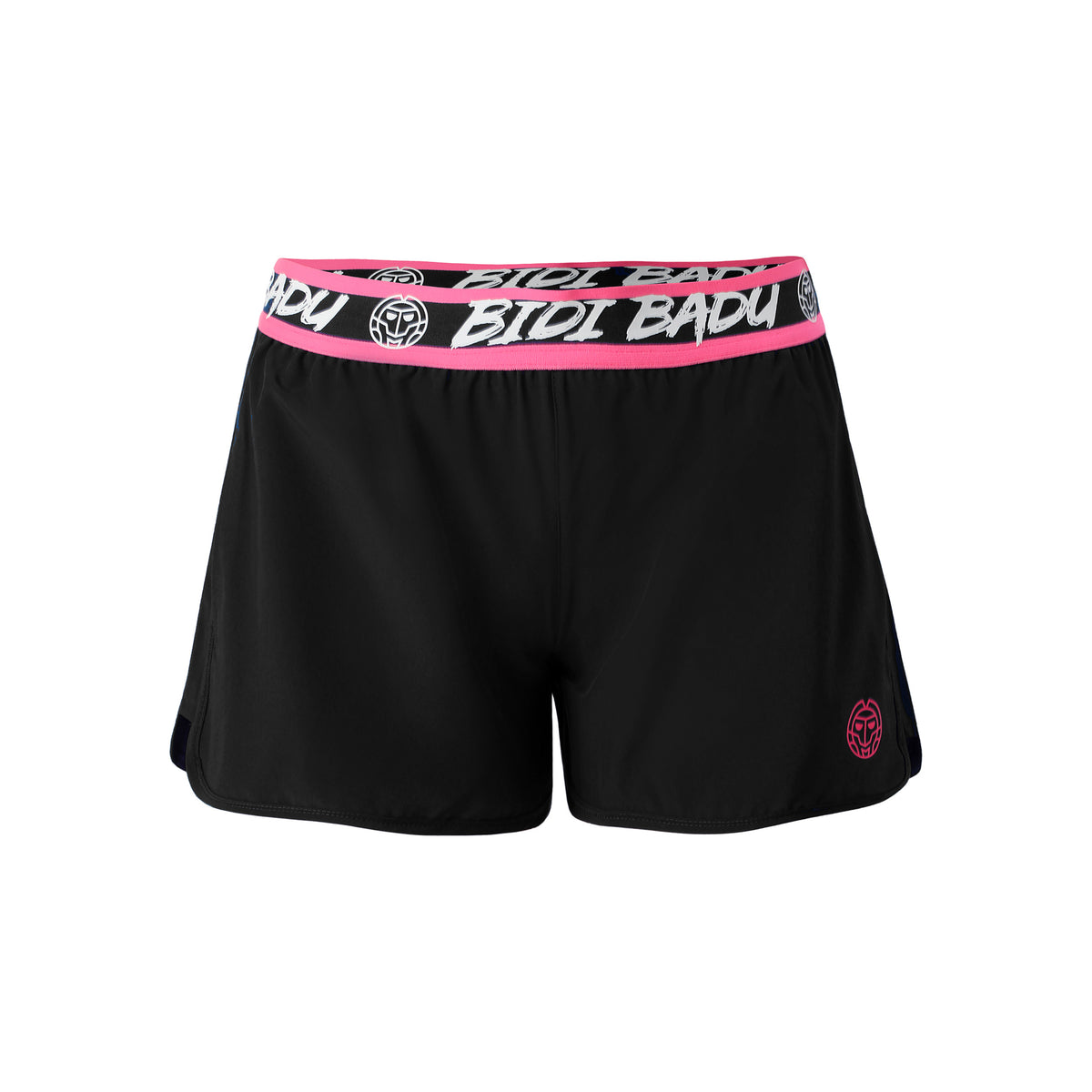 BIDI BADU Tiida Tech 2in1 Shorts Mujeres - negro, rosa BIDI BADU Tiida Tech 2in1 Shorts Mujeres - negro, rosa