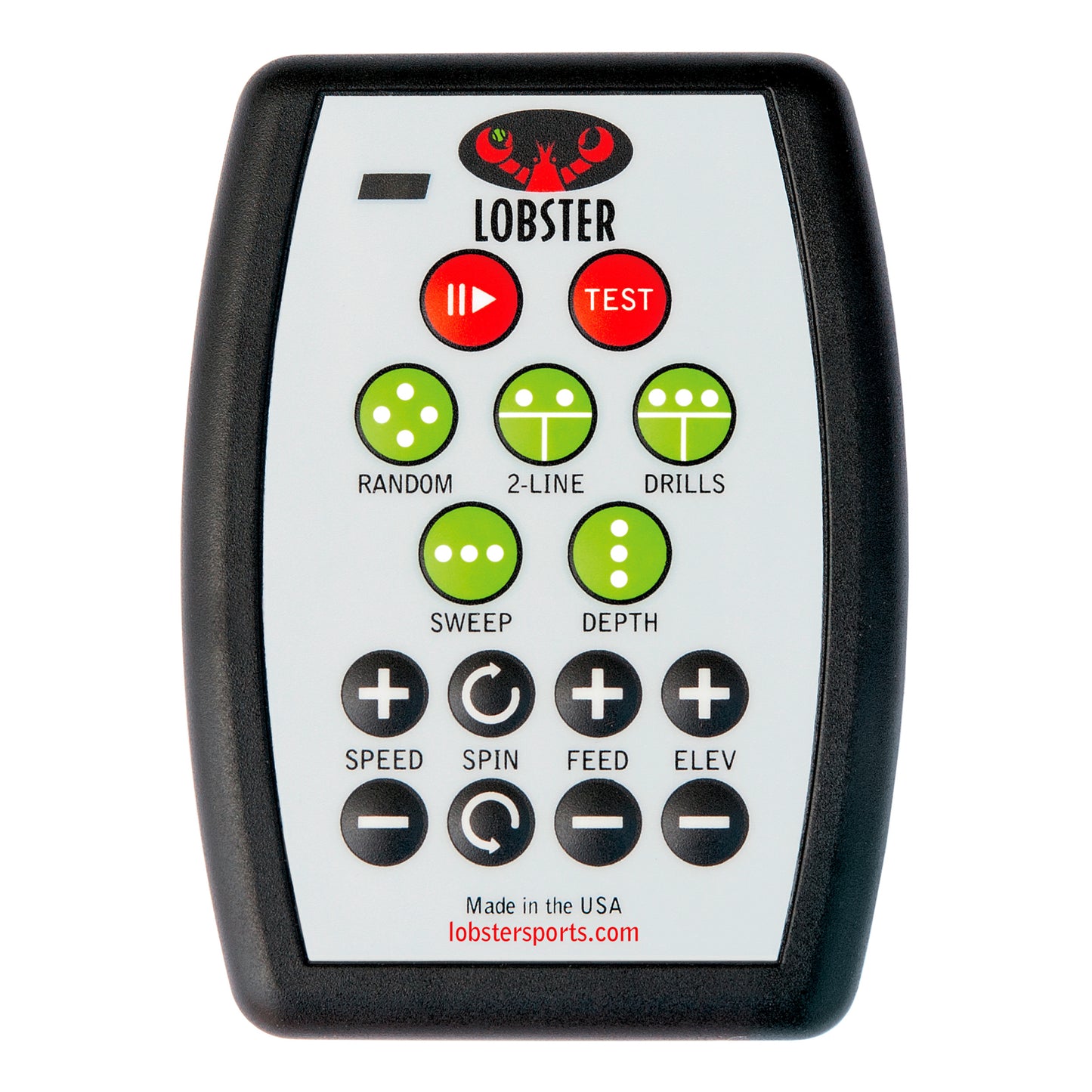 Lobster Mando Para Máquinas Lanza-pelotas 20 Funciones-Negro Lobster Mando Para Máquinas Lanza-pelotas 20 Funciones-Negro