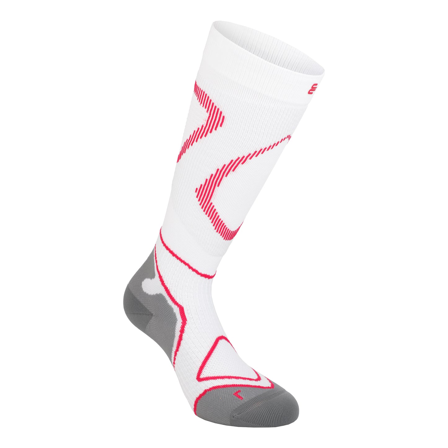 Bauerfeind Performance Calcetines De Compresión Mujeres-Blanco,Rosa Bauerfeind Performance Calcetines De Compresión Mujeres-Blanco,Rosa