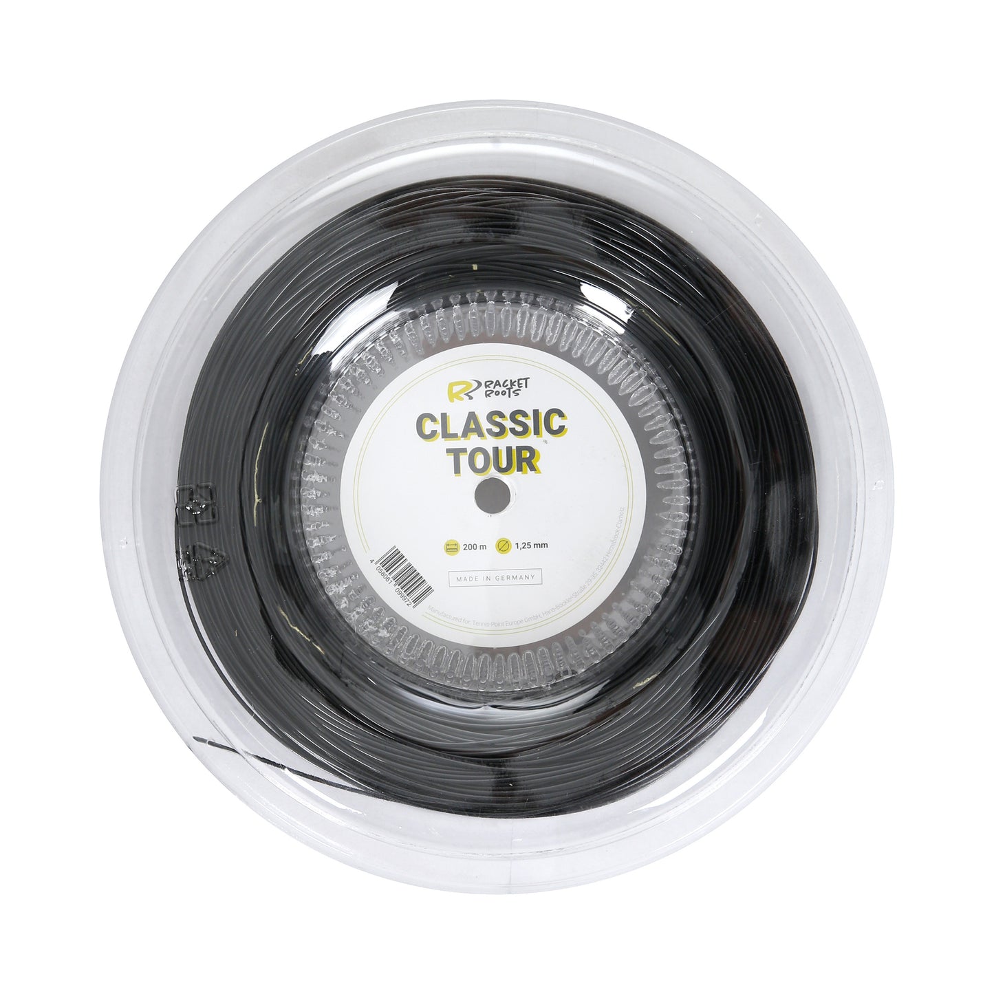 Racket Roots RR Classic Tour Bobinas De Cordaje 200m-Negro Racket Roots RR Classic Tour Bobinas De Cordaje 200m-Negro
