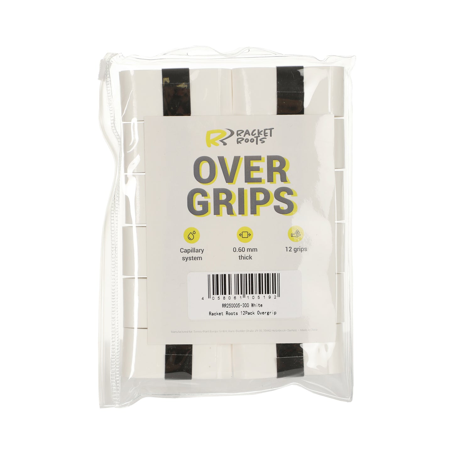 Racket Roots RR Grip Pack de 12 - blanco Racket Roots RR Grip Pack de 12 - blanco