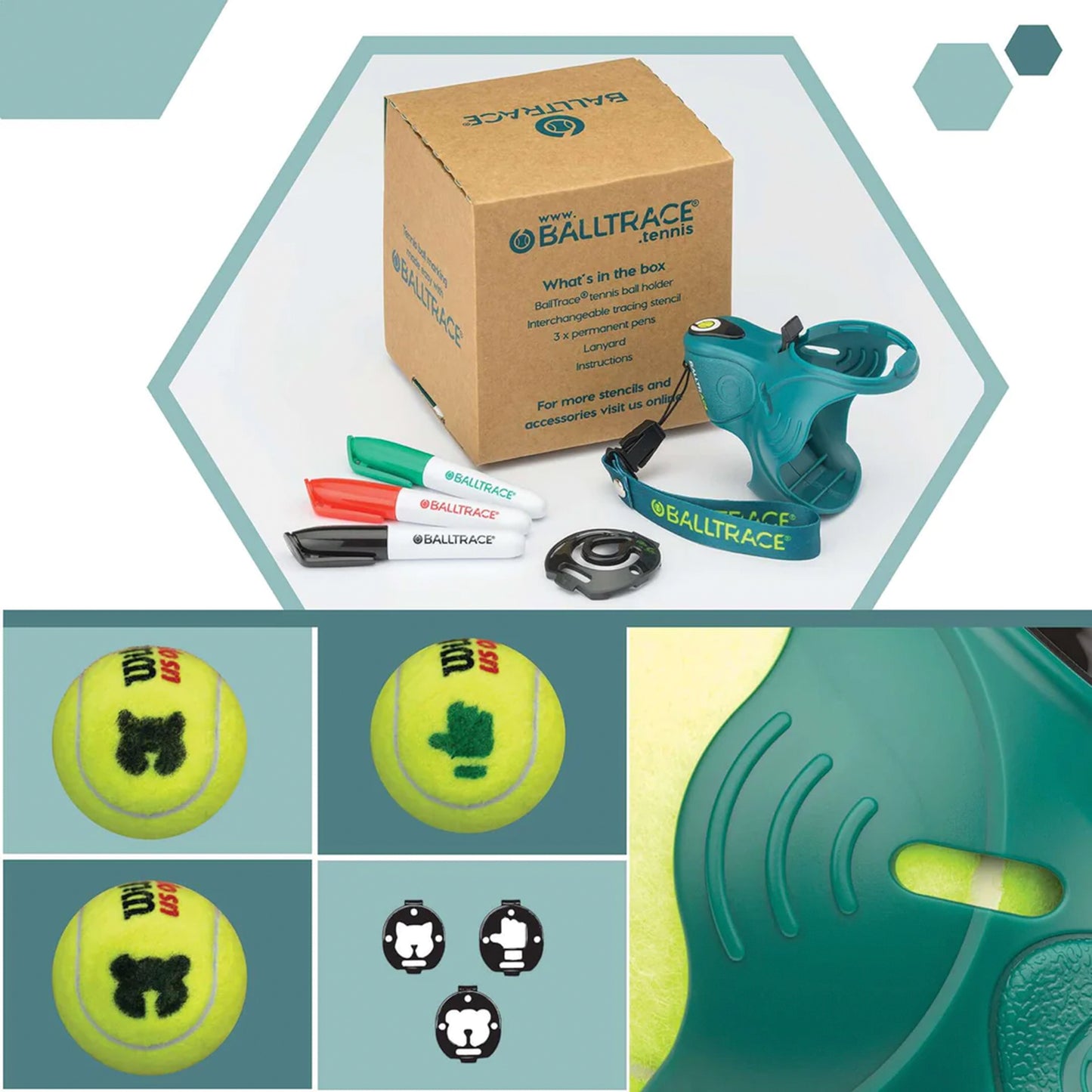 BallTrace Paws & Thumbs Marcador De Bolas-Verde BallTrace Paws & Thumbs Marcador De Bolas-Verde