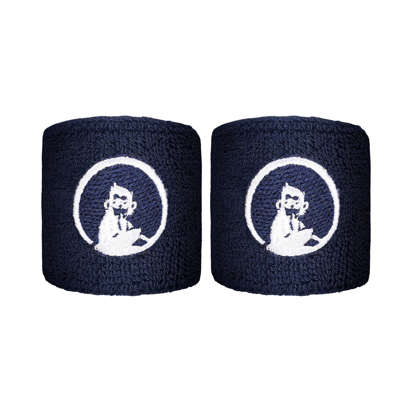 Quiet Please Cinta para sudor Pack de 2 corto - azul Quiet Please Cinta para sudor Pack de 2 corto - azul