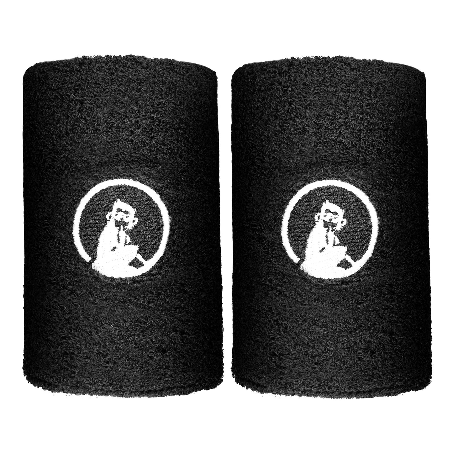 Quiet Please Cinta para sudor Pack de 2 largo - negro Quiet Please Cinta para sudor Pack de 2 largo - negro