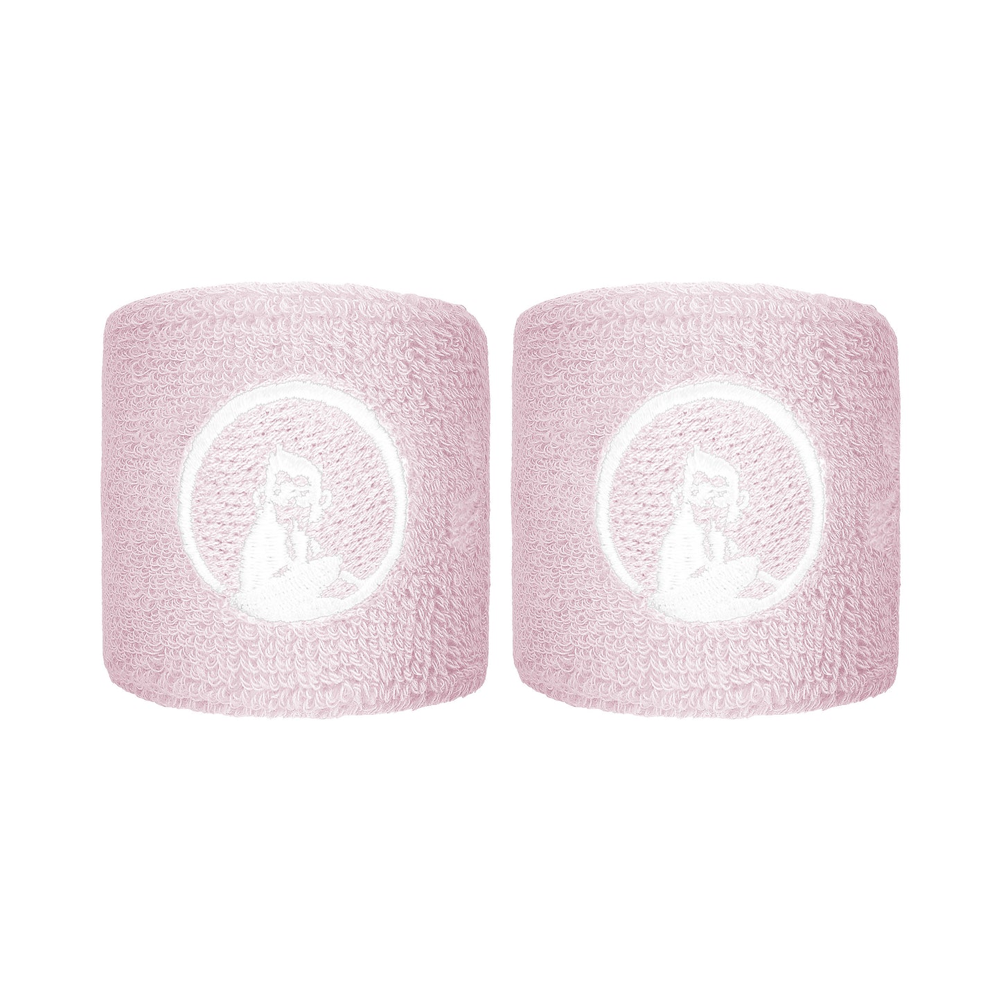 Quiet Please Cinta para sudor Pack de 2 corto - morado, blanco Quiet Please Cinta para sudor Pack de 2 corto - morado, blanco