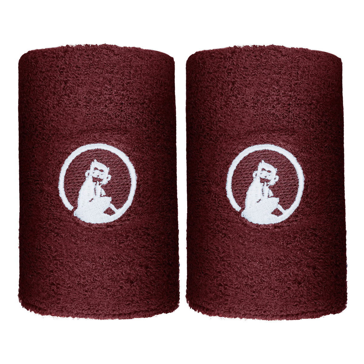 Quiet Please Cinta para sudor Pack de 2 largo - rojo vino Quiet Please Cinta para sudor Pack de 2 largo - rojo vino