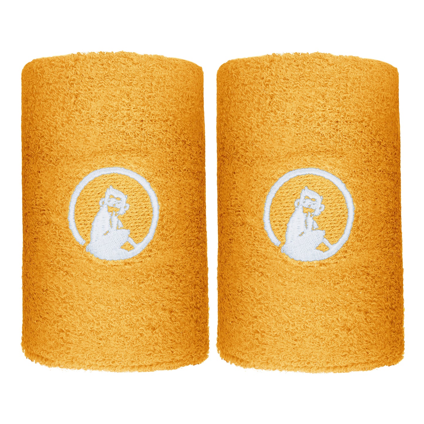 Quiet Please Cinta para sudor Pack de 2 largo - naranja Quiet Please Cinta para sudor Pack de 2 largo - naranja