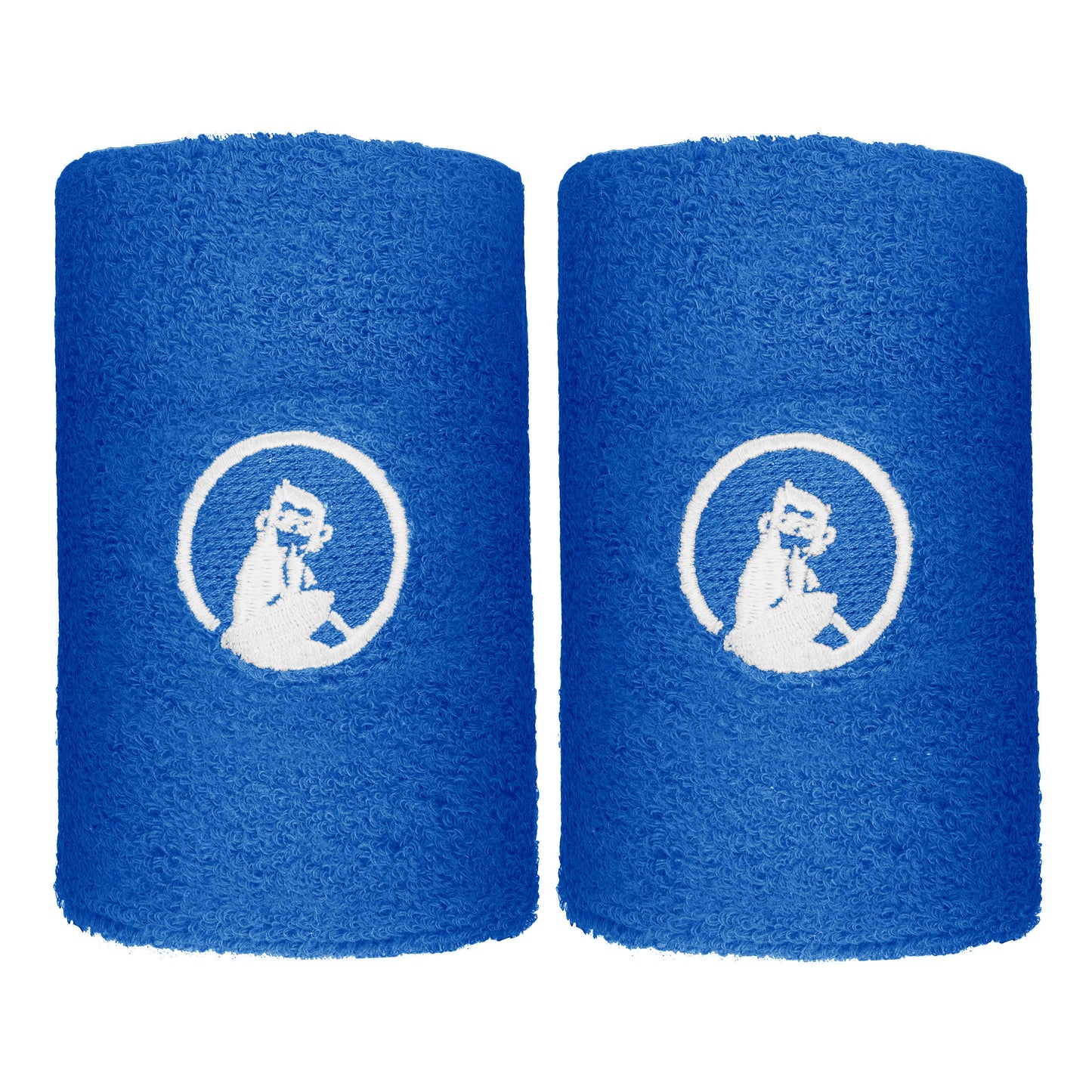 Quiet Please Cinta para sudor Pack de 2 largo - azul, blanco Quiet Please Cinta para sudor Pack de 2 largo - azul, blanco