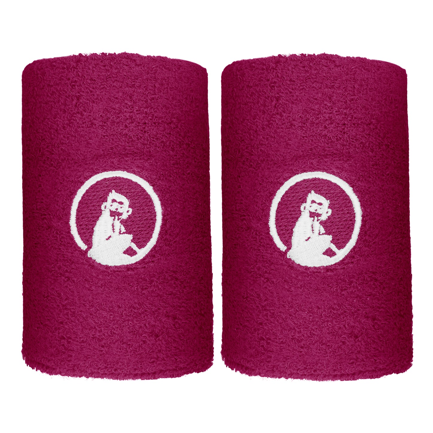 Quiet Please Cinta para sudor Pack de 2 largo - rosa, blanco Quiet Please Cinta para sudor Pack de 2 largo - rosa, blanco