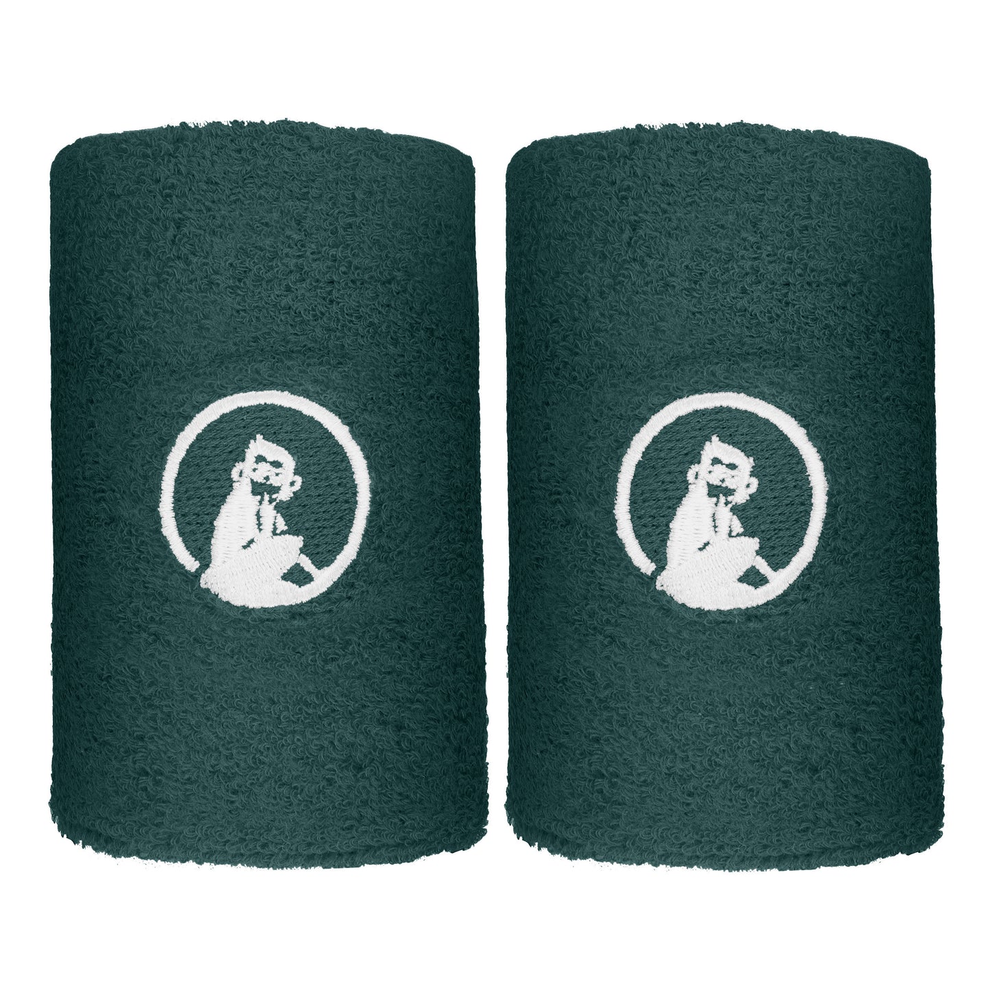 Quiet Please Cinta para sudor Pack de 2 largo - verde Quiet Please Cinta para sudor Pack de 2 largo - verde