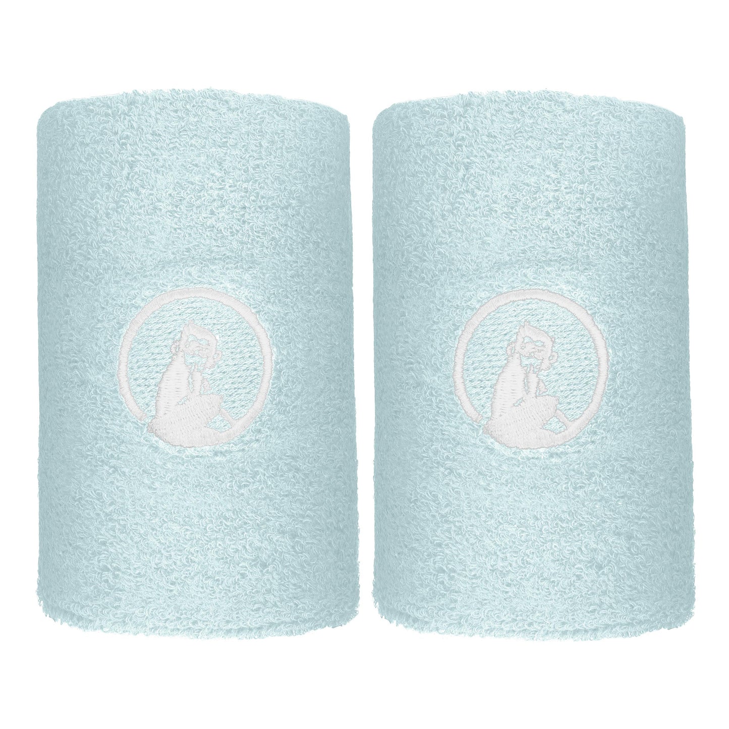 Quiet Please Memories Cinta para sudor Pack de 2 largo - azul claro, blanco Quiet Please Memories Cinta para sudor Pack de 2 largo - azul claro, blanco
