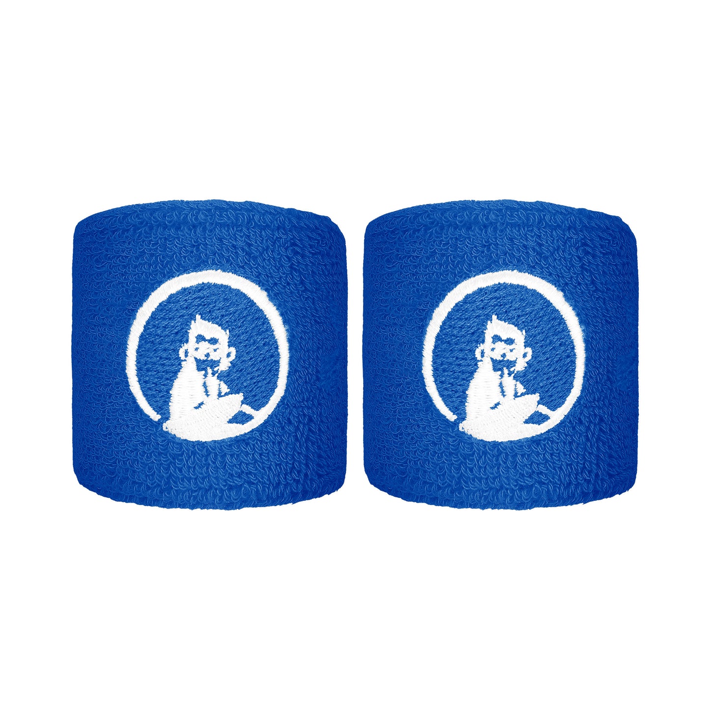 Quiet Please Cinta para sudor Pack de 2 corto - azul, blanco Quiet Please Cinta para sudor Pack de 2 corto - azul, blanco
