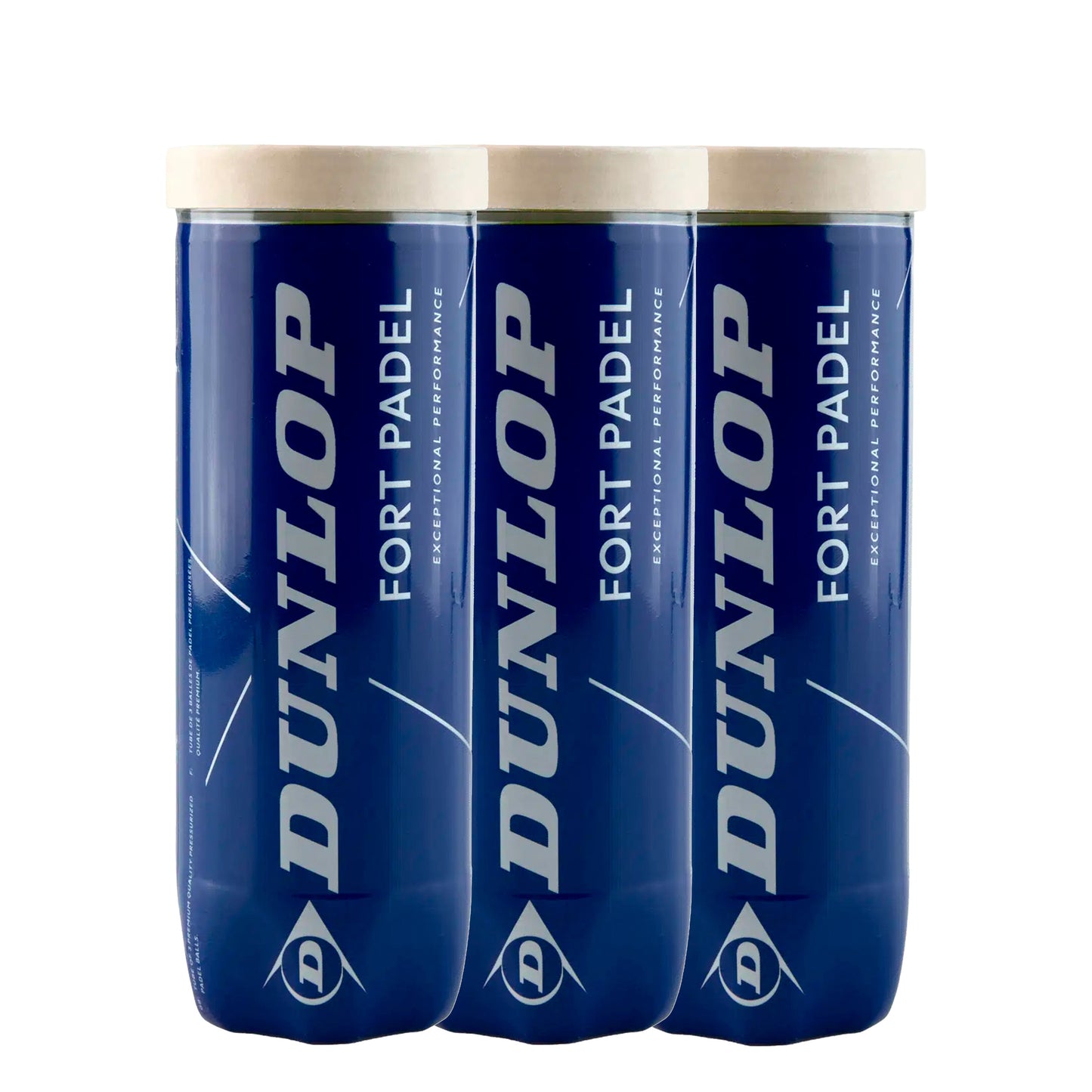 Dunlop 3 botes de 3 pelotas Fort Padel Dunlop 3 botes de 3 pelotas Fort Padel