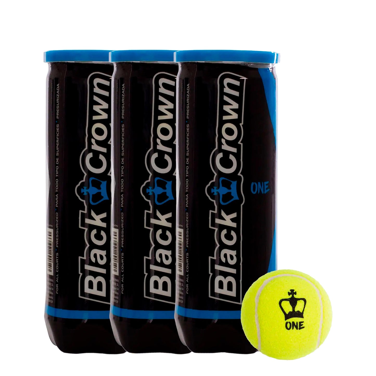 Black Crown 3 botes de 3 pelotas One Black Crown 3 botes de 3 pelotas One