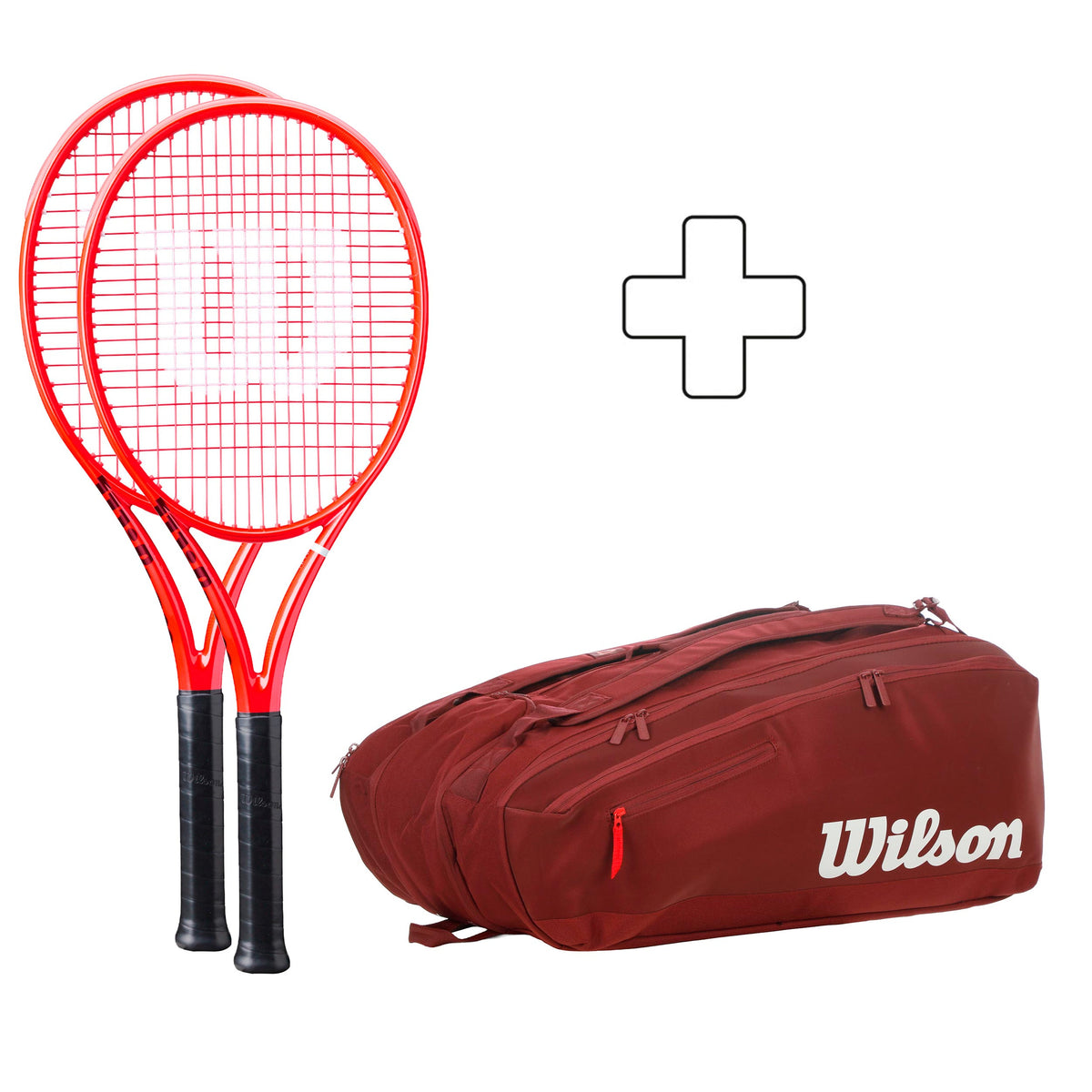 Wilson 2 x Defyer 98 Pro V1 Más raquetera Wilson 2 x Defyer 98 Pro V1 Más raquetera