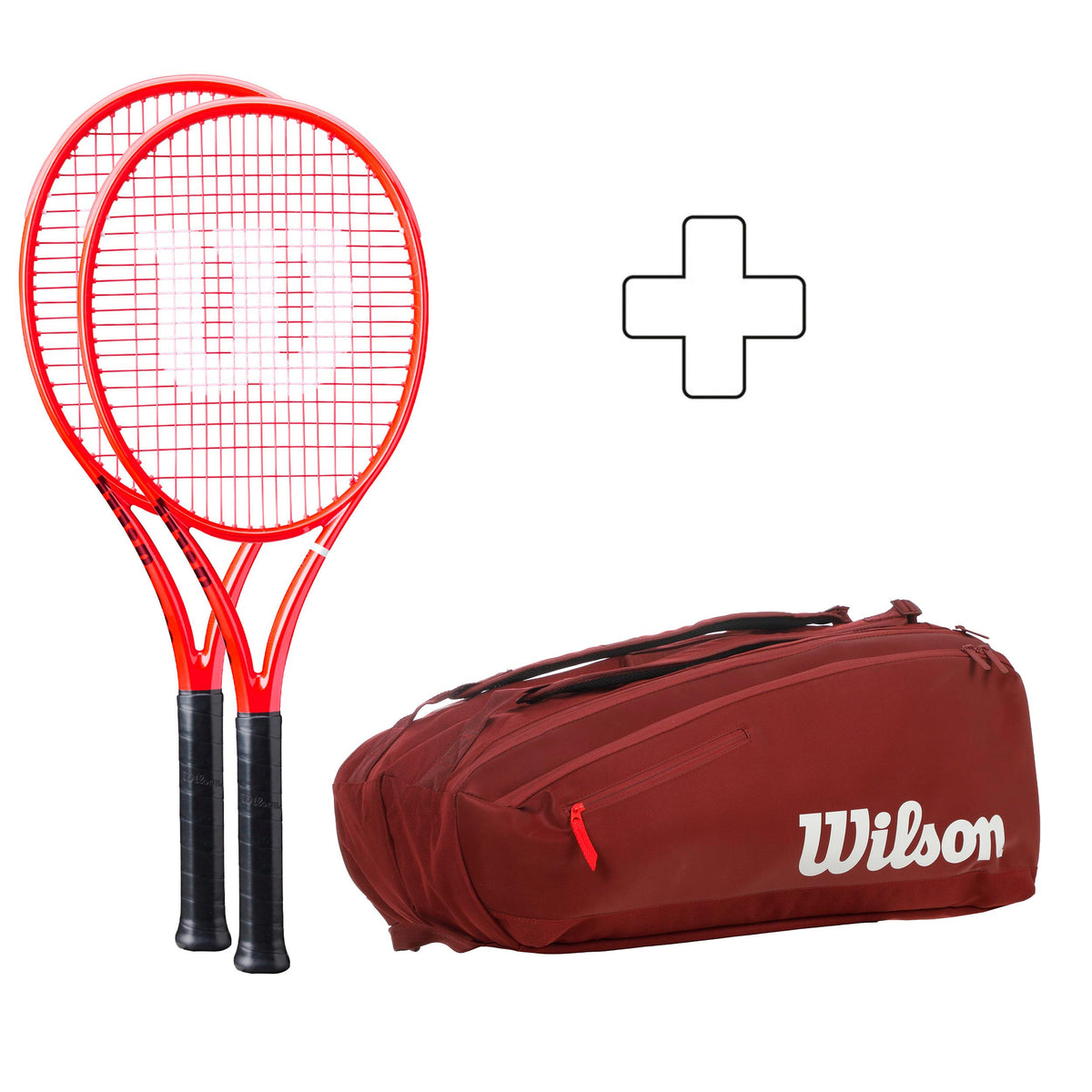 Wilson 2 x Defyer 100 V1 Más raquetera Wilson 2 x Defyer 100 V1 Más raquetera