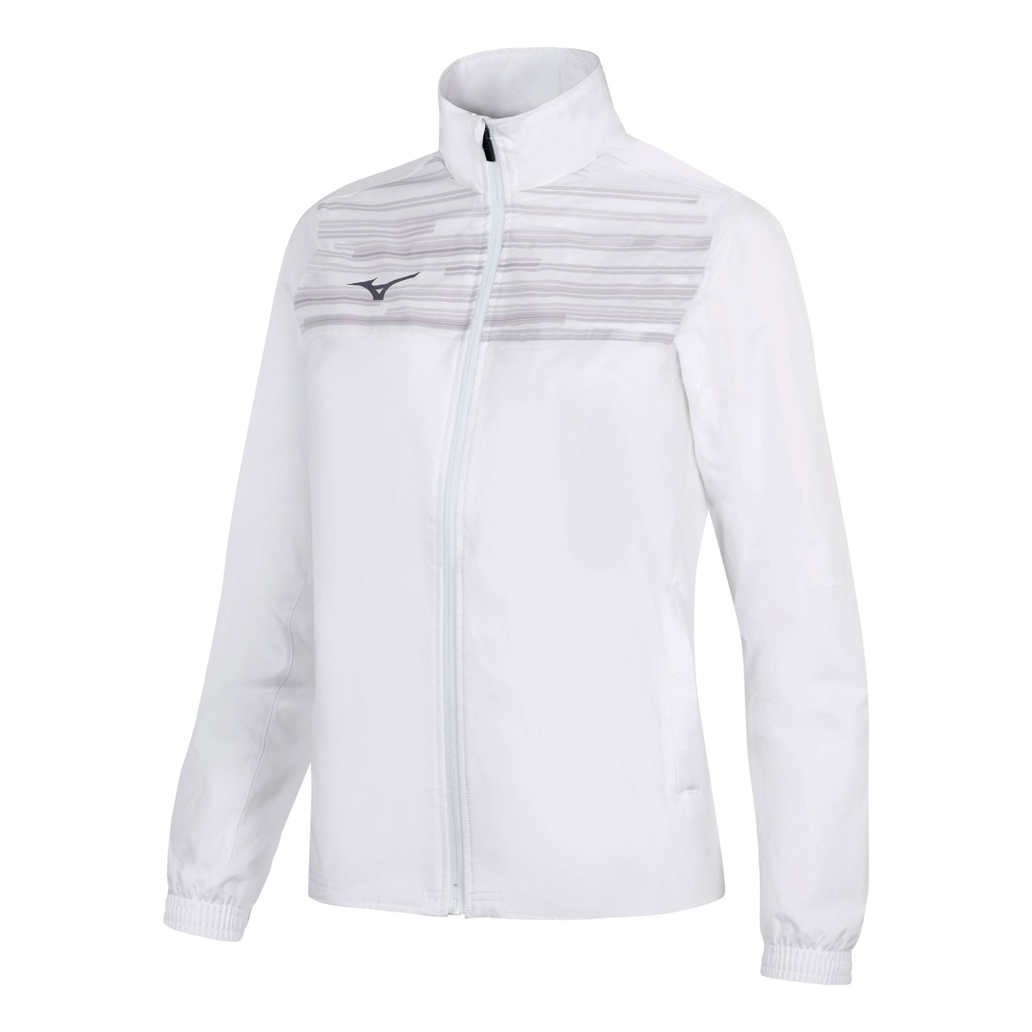 Mizuno Team Chiba Micro Chaqueta de entrenamiento Mujeres-blanco Mizuno Team Chiba Micro Chaqueta de entrenamiento Mujeres-blanco