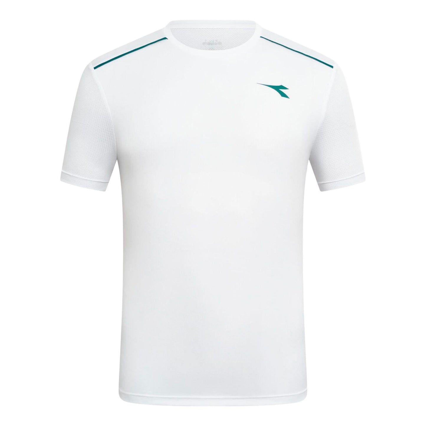 Diadora Court Camiseta de manga corta Hombres-blanco Diadora Court Camiseta de manga corta Hombres-blanco