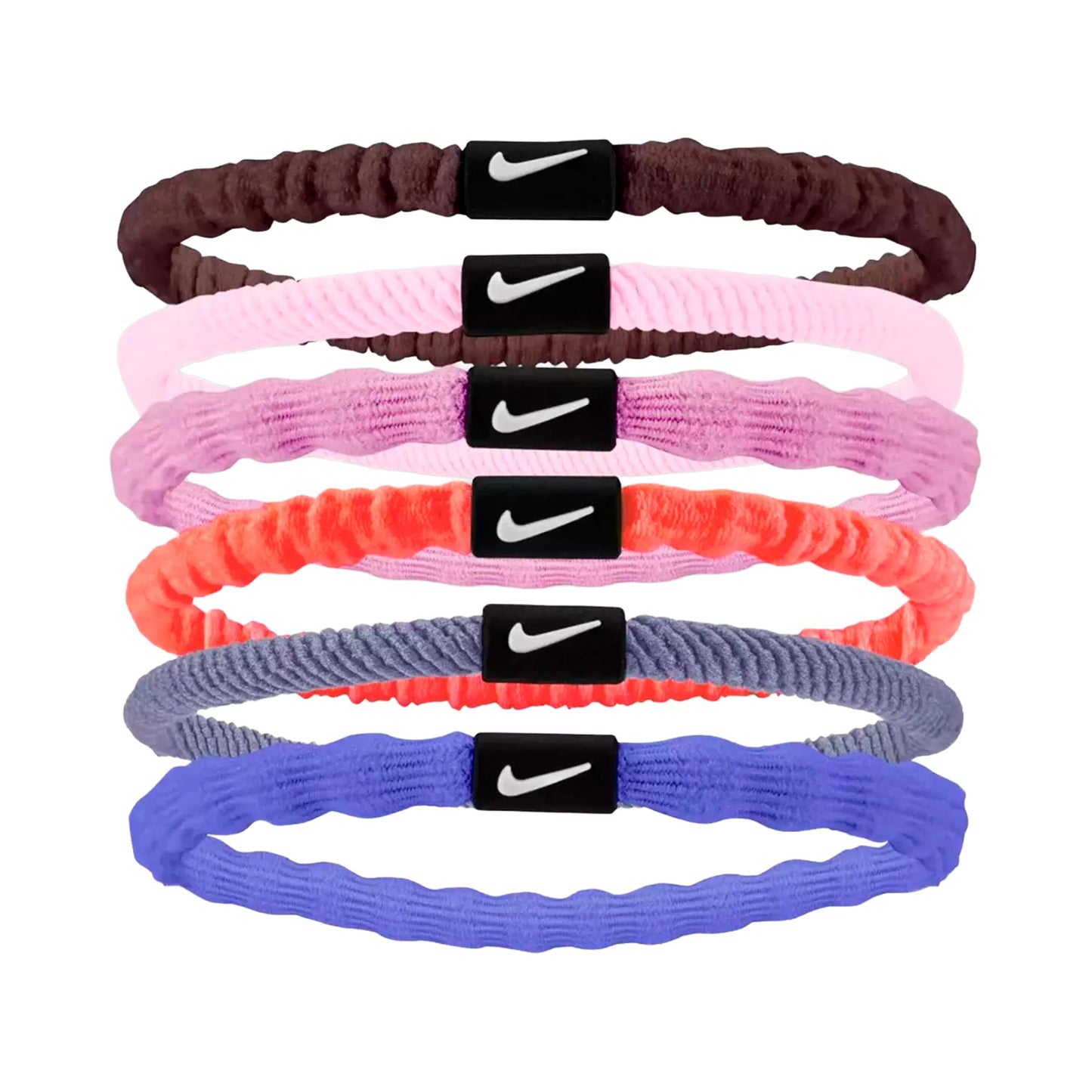 Nike Flex Hair Tie Cinta para el pelo Pack de 6 Unisex - rosa, blanco Nike Flex Hair Tie Cinta para el pelo Pack de 6 Unisex - rosa, blanco