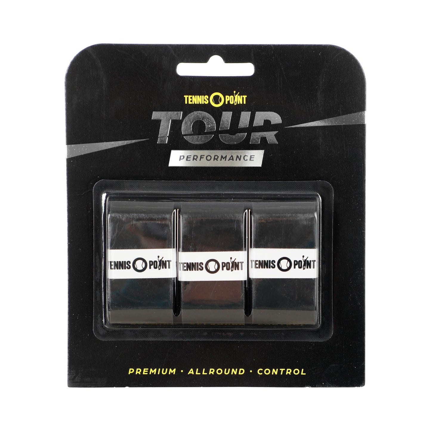 Tennis-Point Tour Performance Pack de 3 - negro Tennis-Point Tour Performance Pack de 3 - negro
