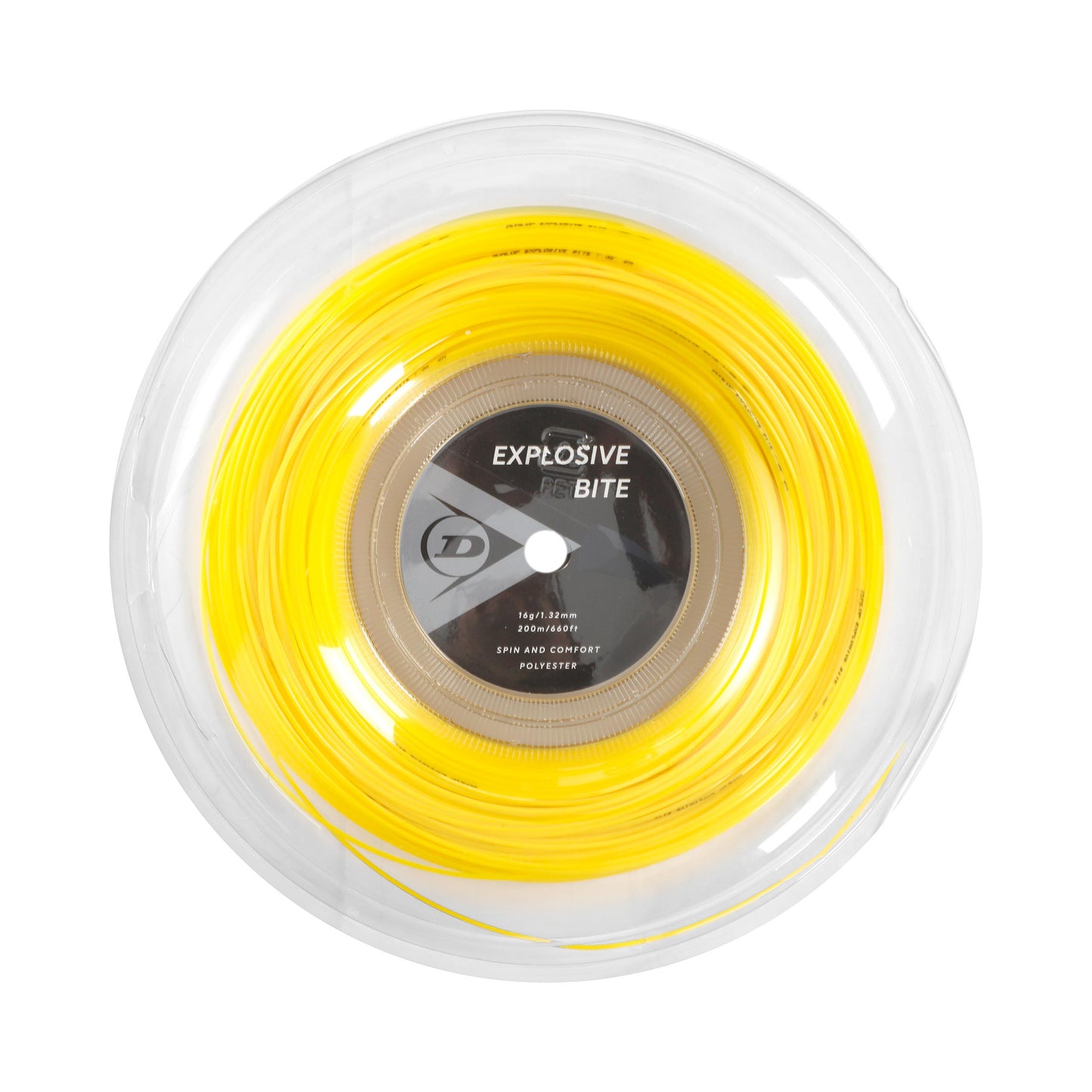 Dunlop Explosive Bite Bobinas de cordaje 200m - amarillo Dunlop Explosive Bite Bobinas de cordaje 200m - amarillo