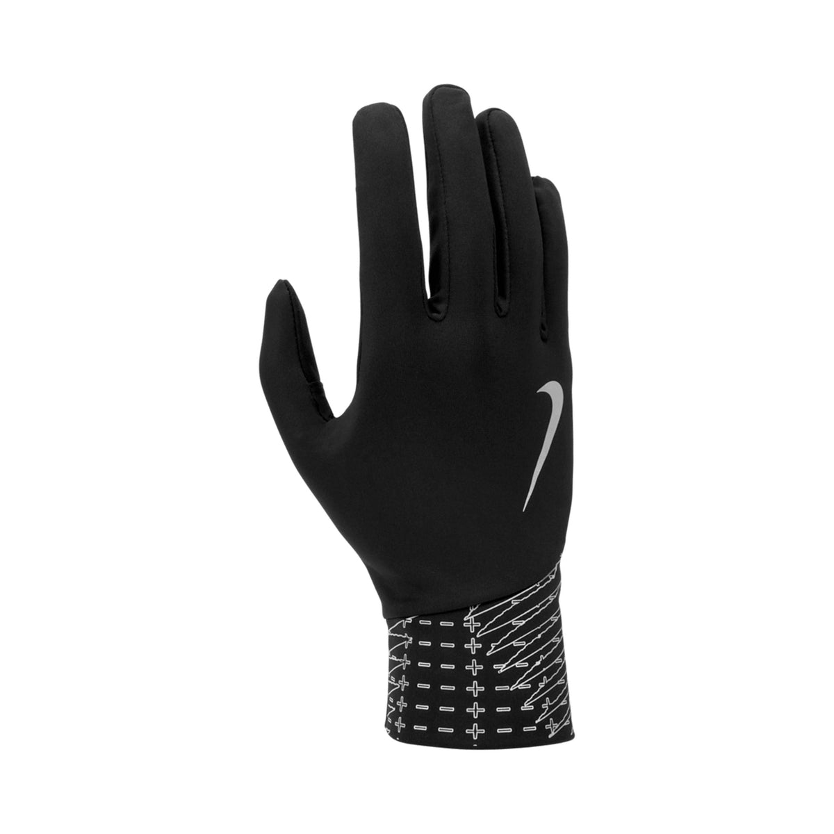Nike Pacer Lightweight Reflective Guantes de correr Hombres - negro, plateado Nike Pacer Lightweight Reflective Guantes de correr Hombres - negro, plateado