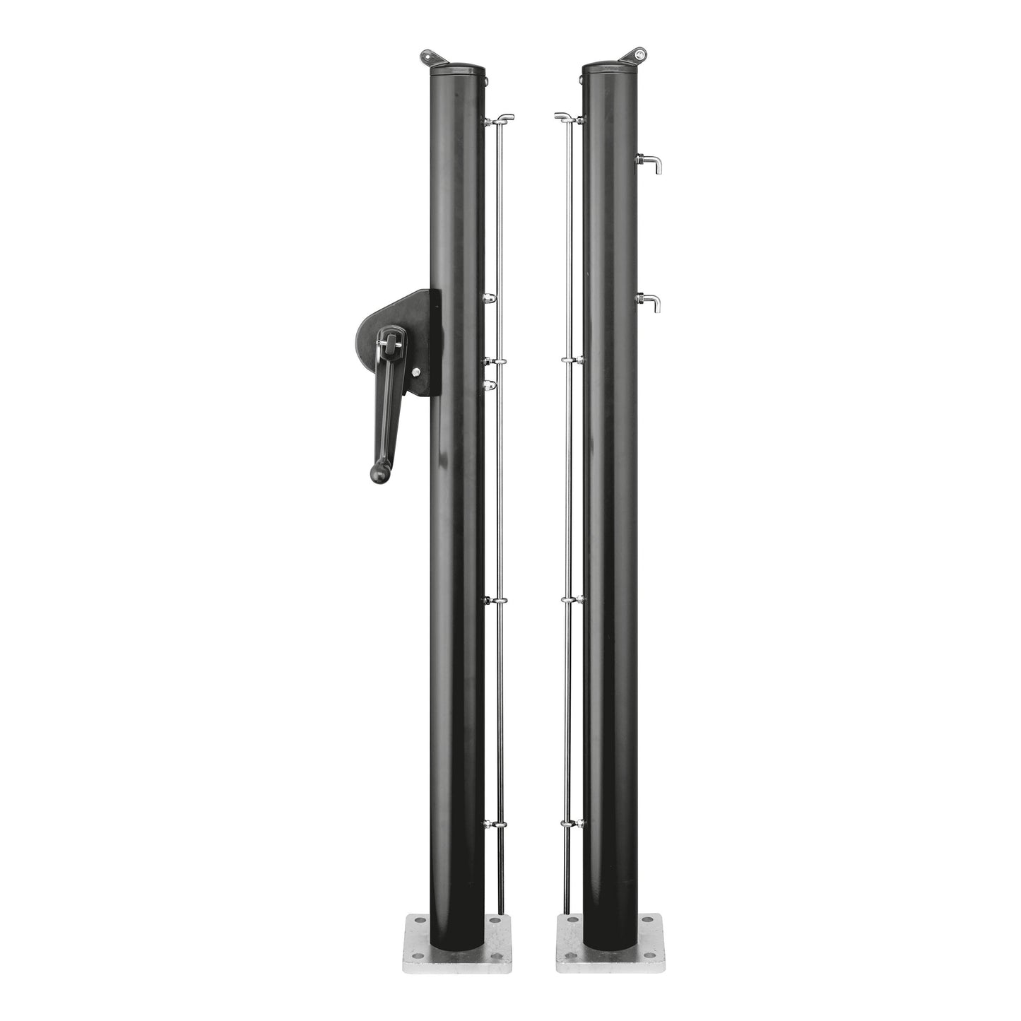 Tegra Padel Netzpfosten rund Ø 73 cm inkl. Bodenplatte Barra de fijación de red - negro Tegra Padel Netzpfosten rund Ø 73 cm inkl. Bodenplatte Barra de fijación de red - negro