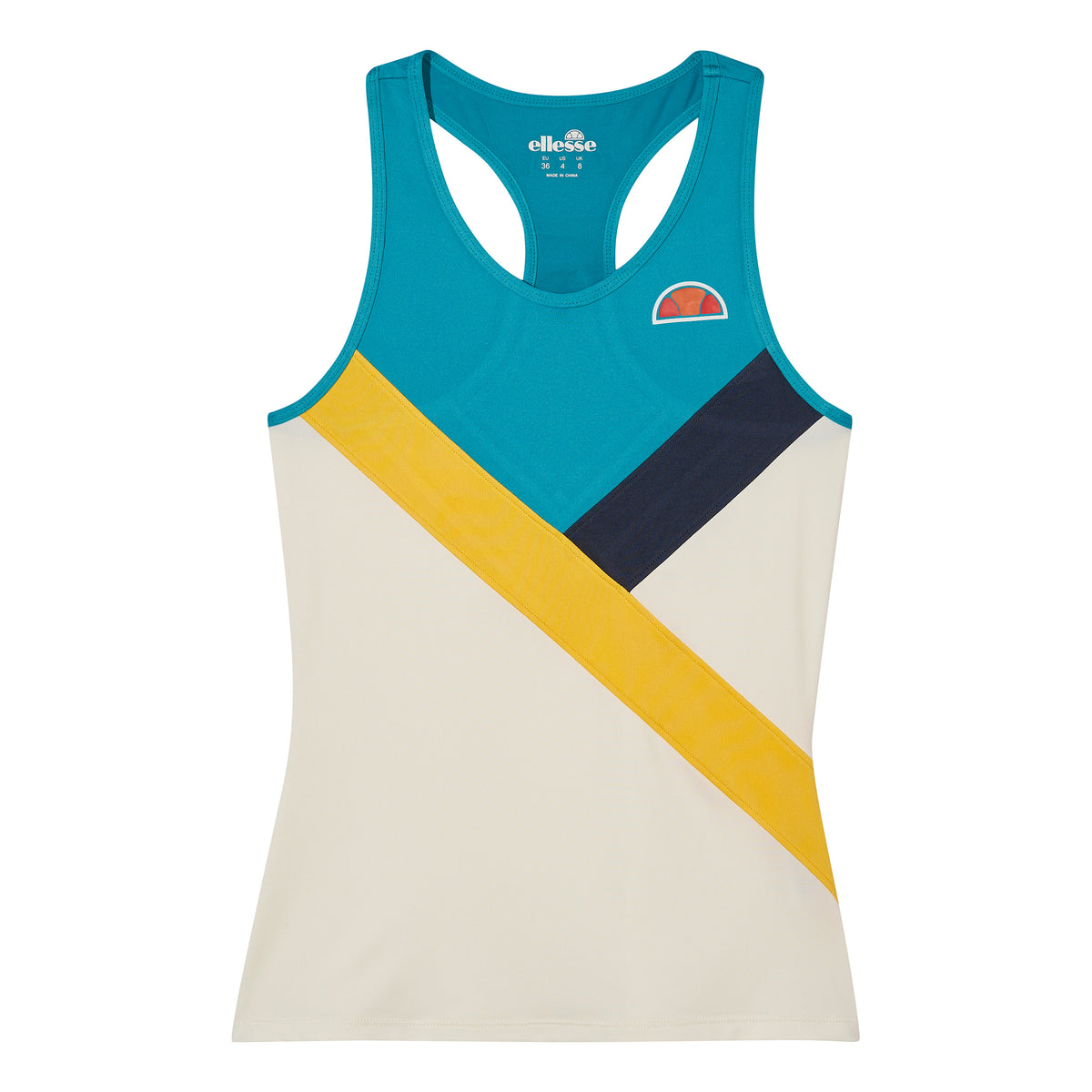 Ellesse Reynolds Camiseta de tirantes Mujeres - crema, turquesa