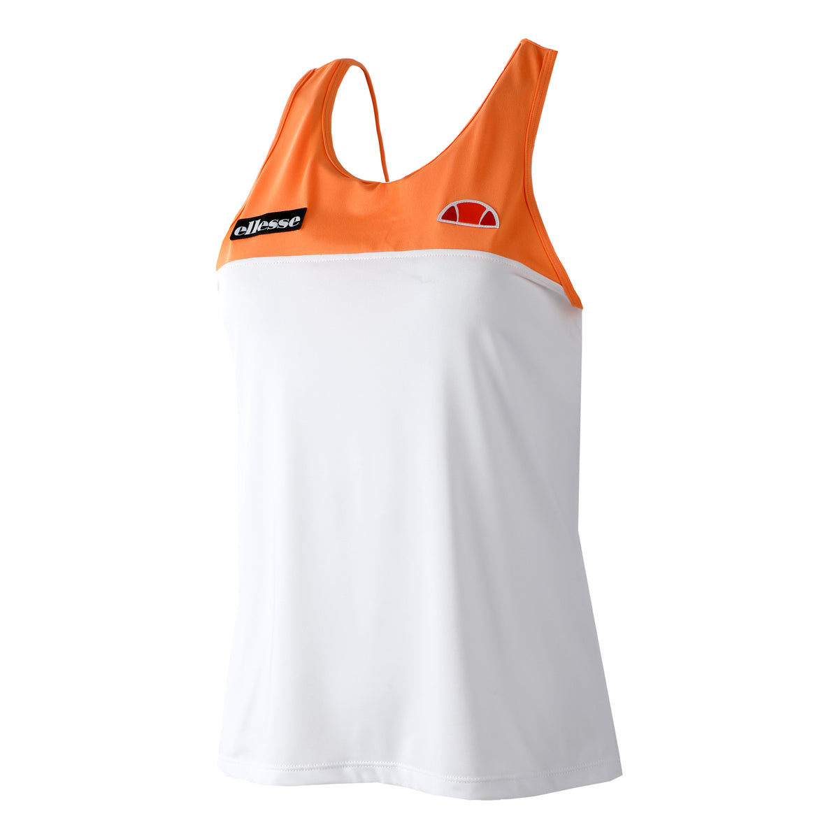 Ellesse Savvy Camiseta de tirantes Mujeres - blanco, naranja