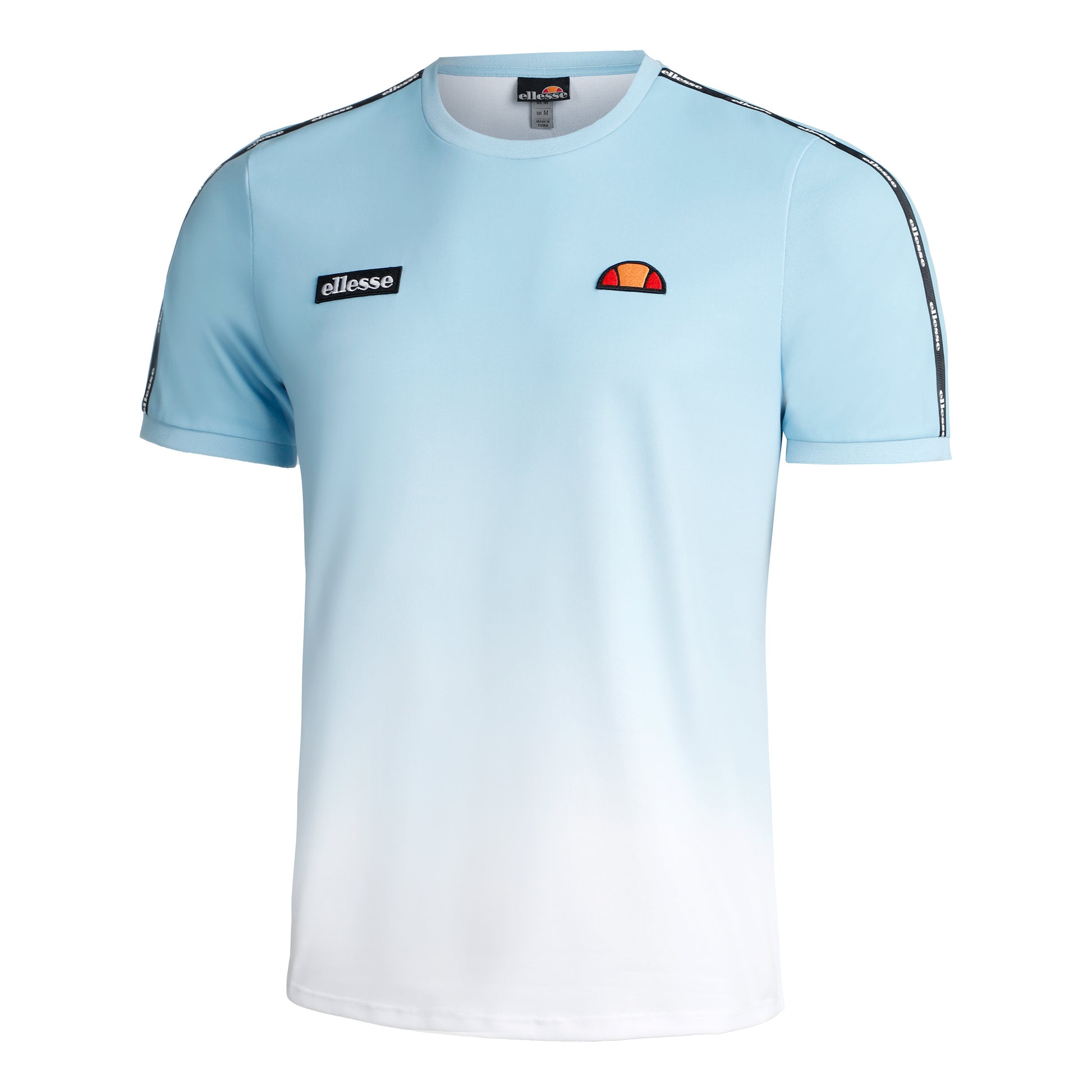 Ellesse Macina Camiseta de manga corta Hombres - azul claro, blanco