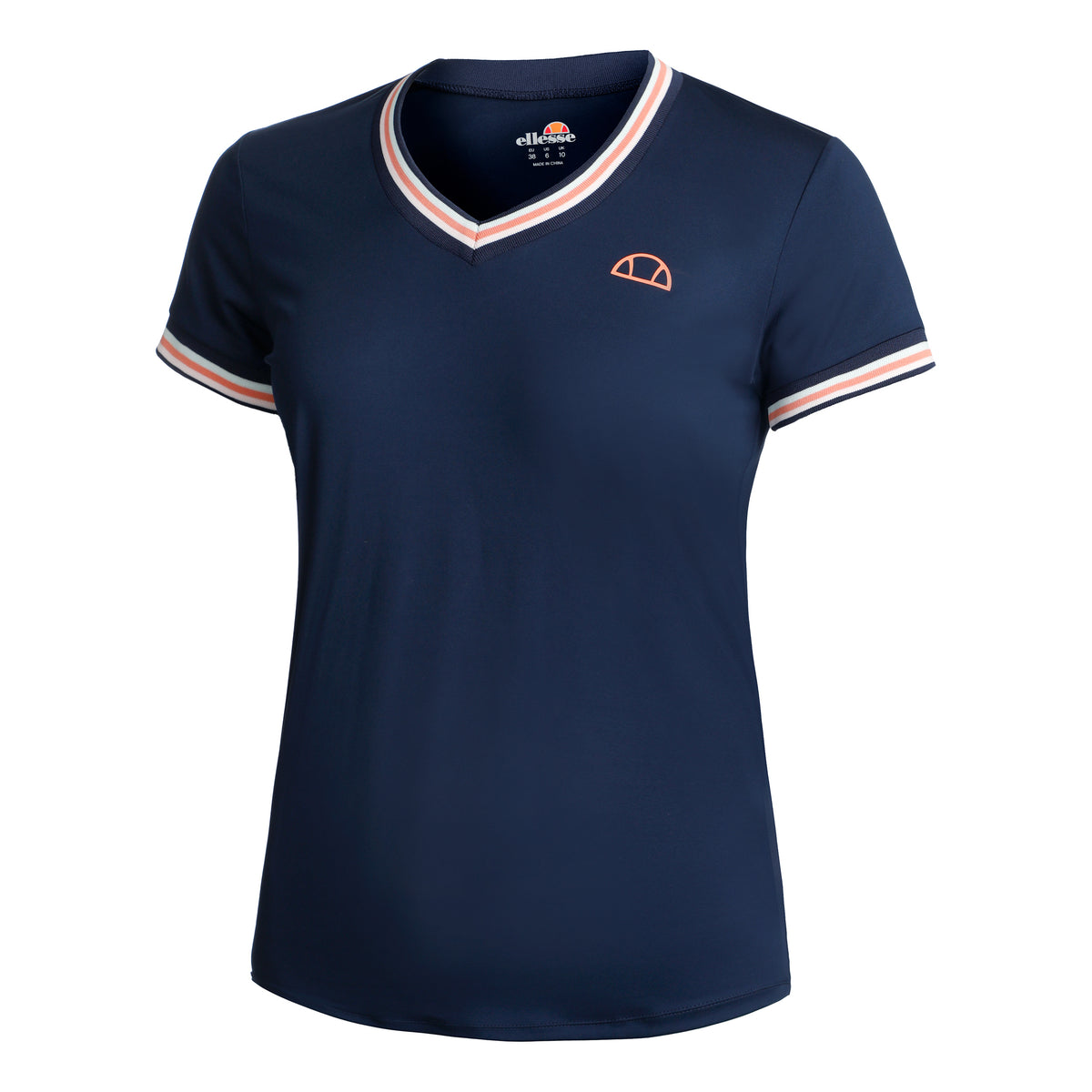 Ellesse Agasini Camiseta de manga corta Mujeres - azul oscuro, multicolor