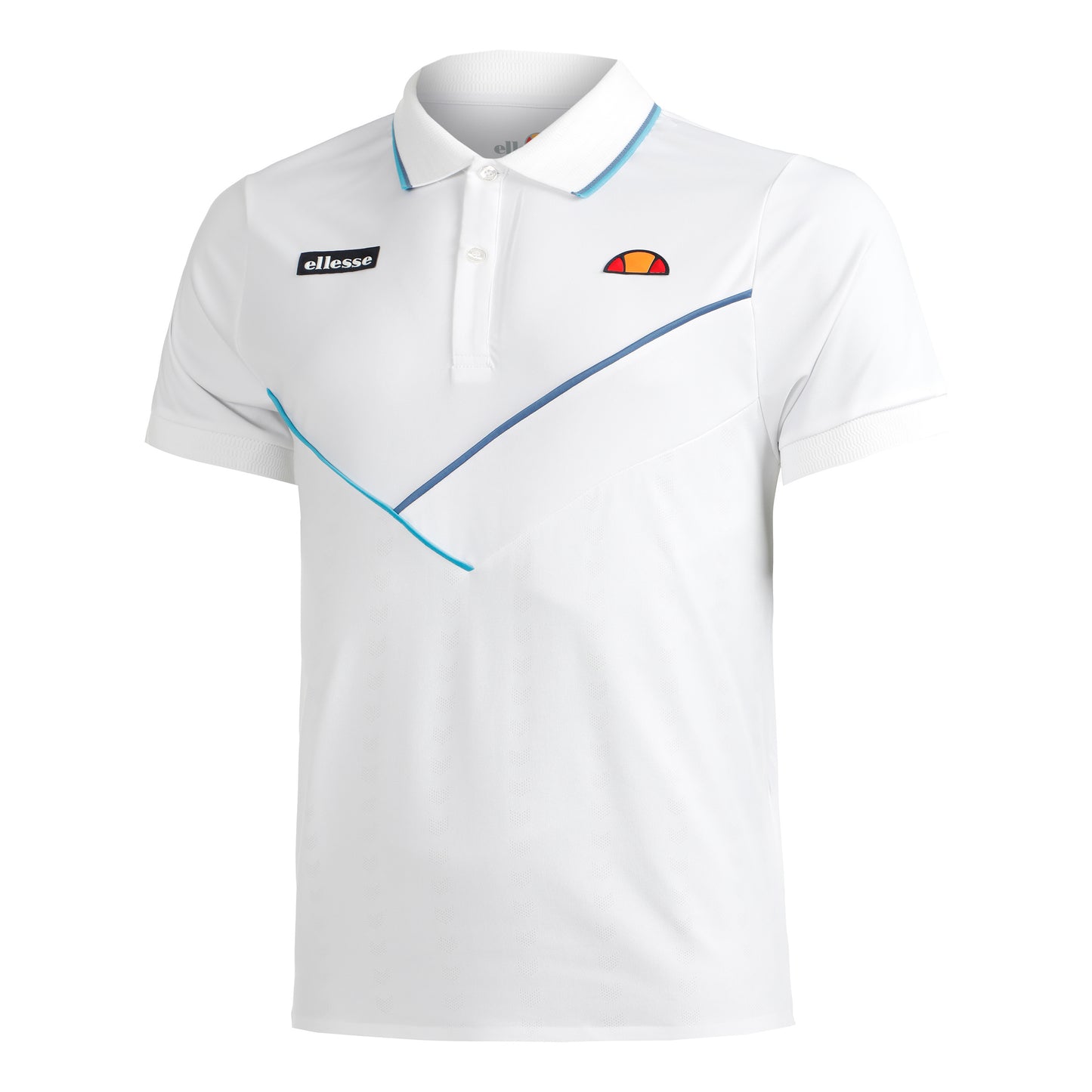 Ellesse Tolbiac Polo Hombres - blanco,
